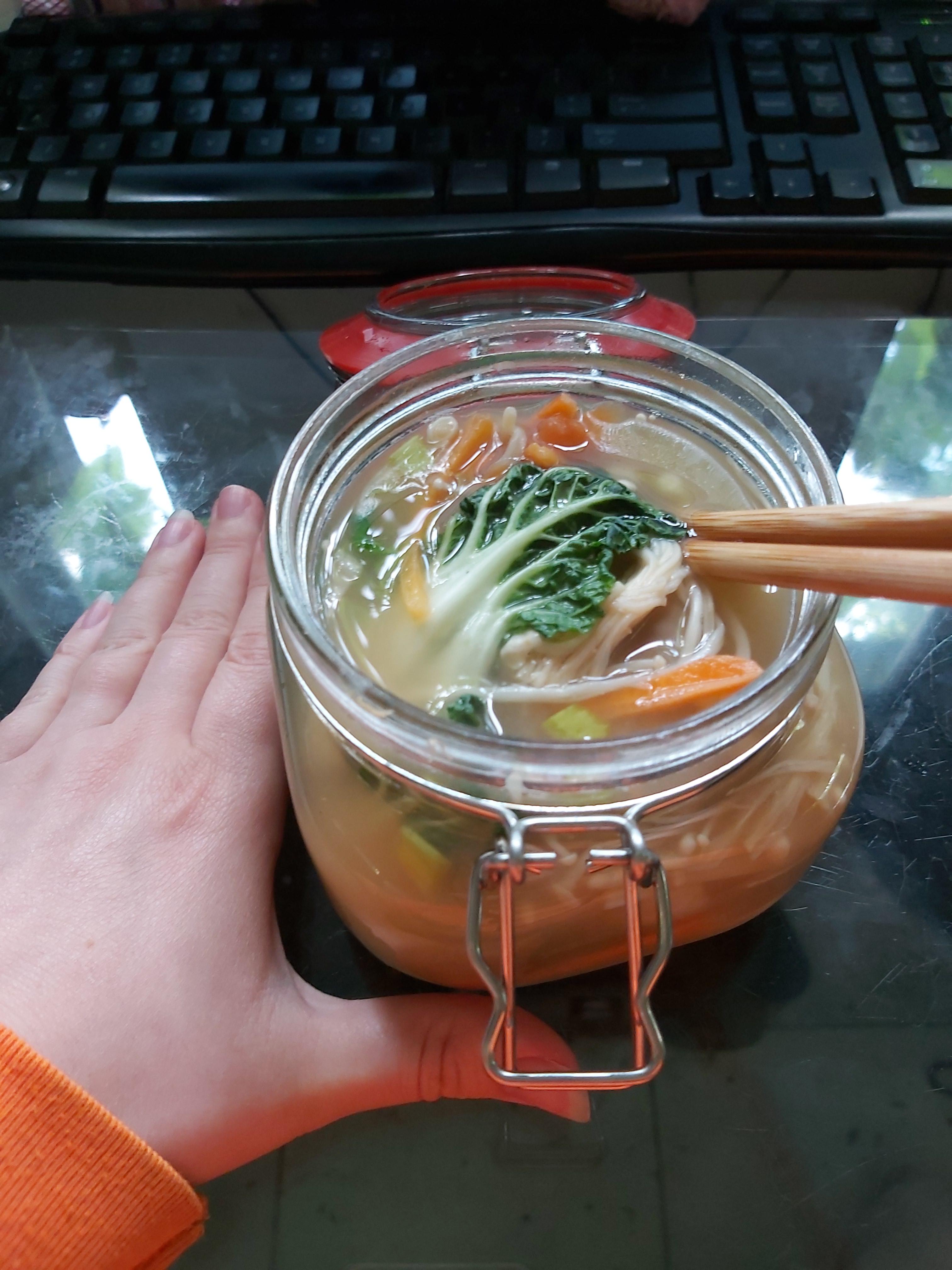 Homemade Instant Miso Ramen (258 Calories, info below) 1200isplenty
