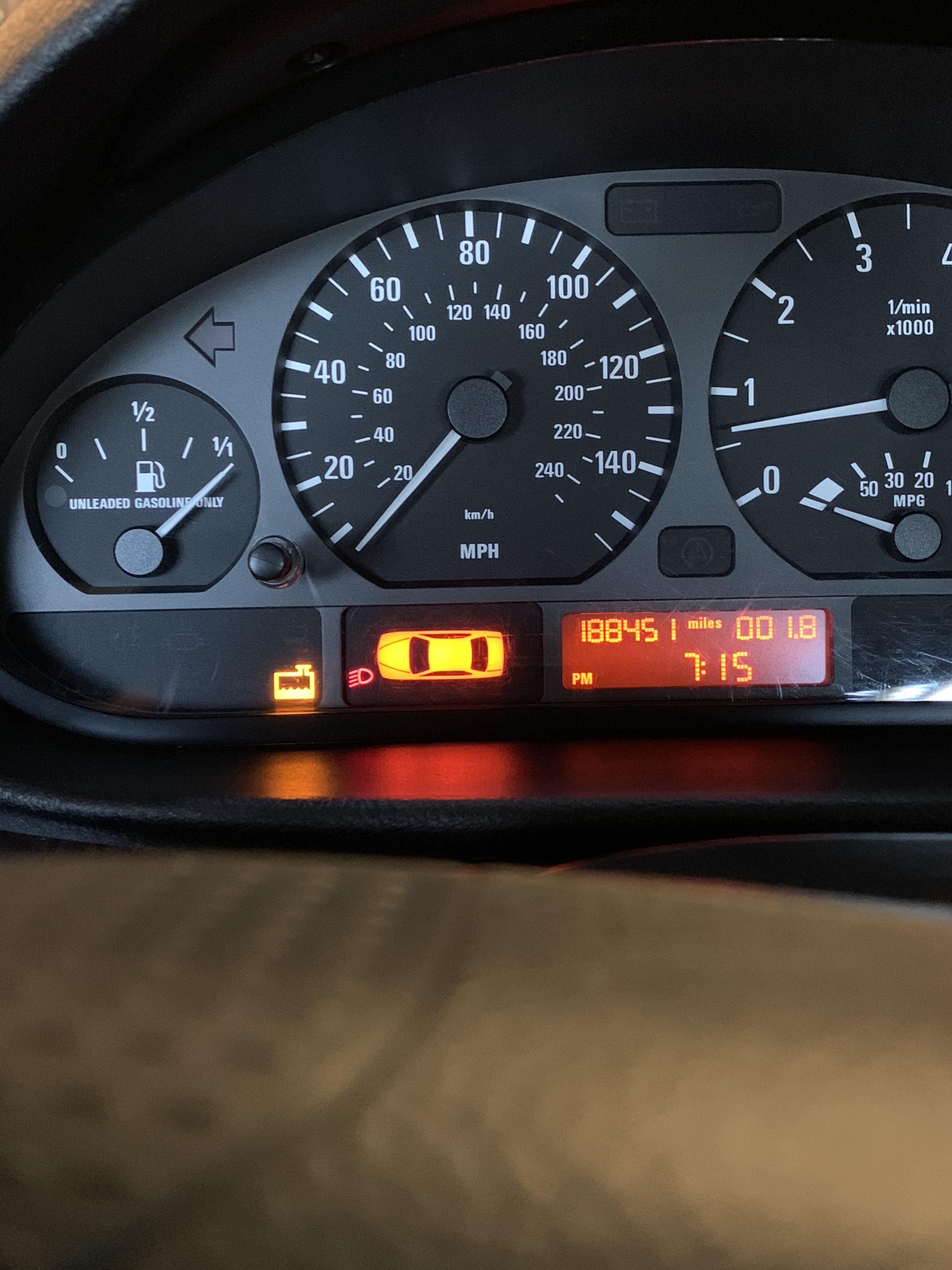 Coolant light is on. Coolant level is absolutely fine. All my