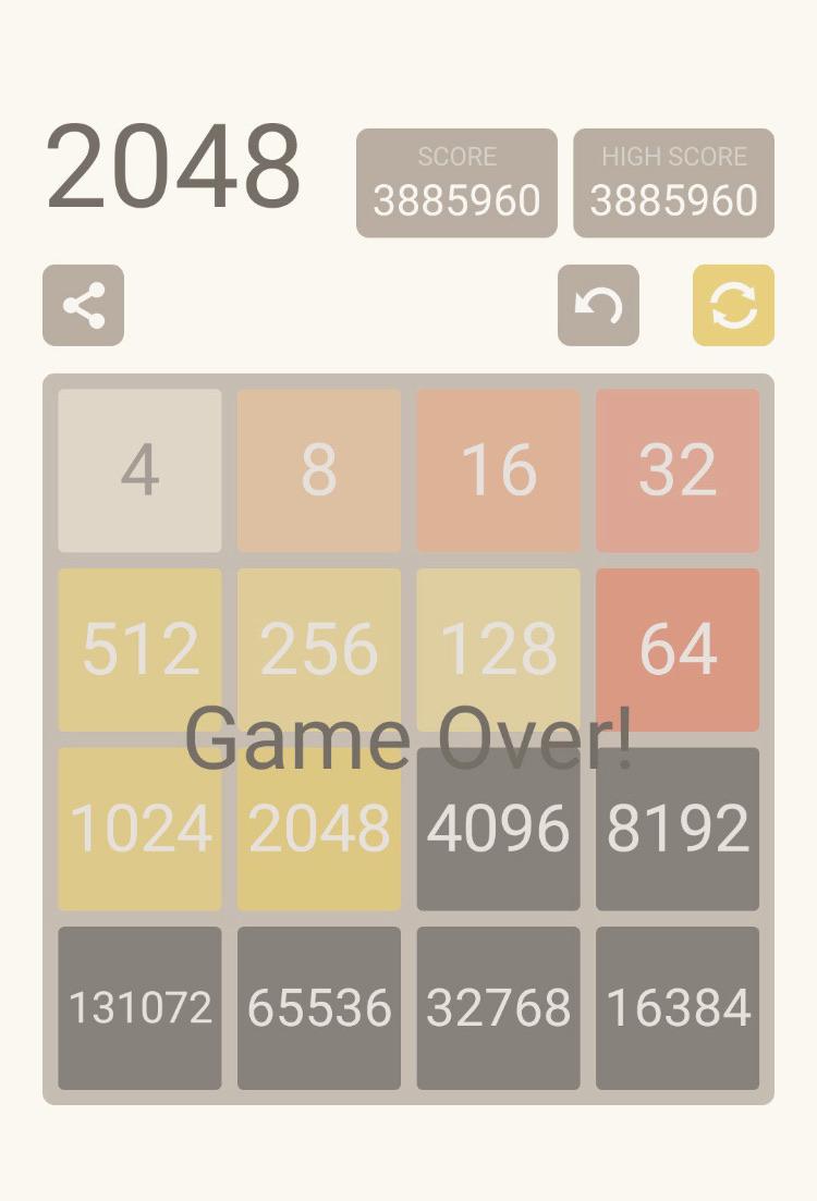 This 2048 game nextfuckinglevel