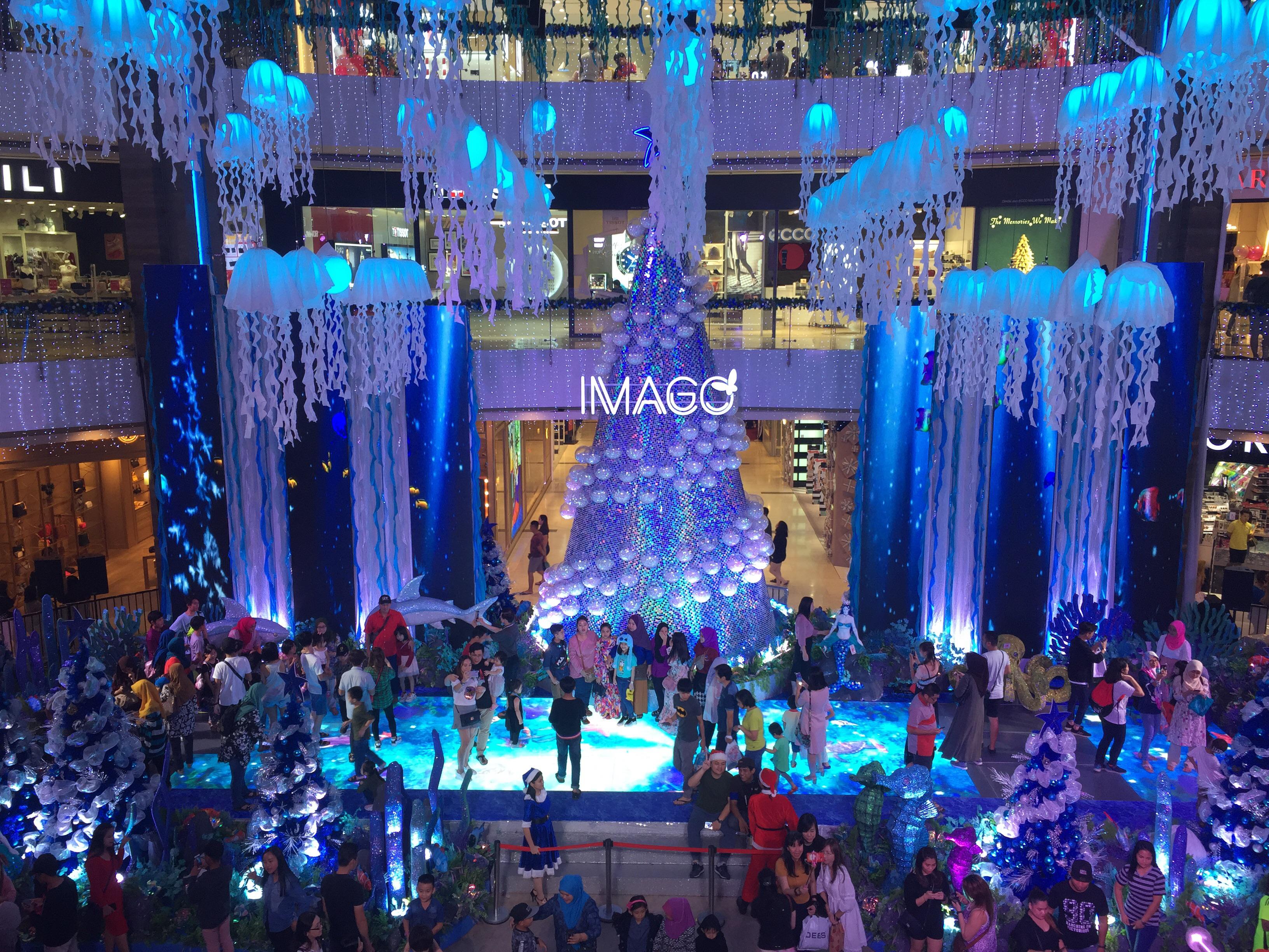 Under the Sea Themed Christmas Tree Imago Shopping Mall, Sabah malaysia