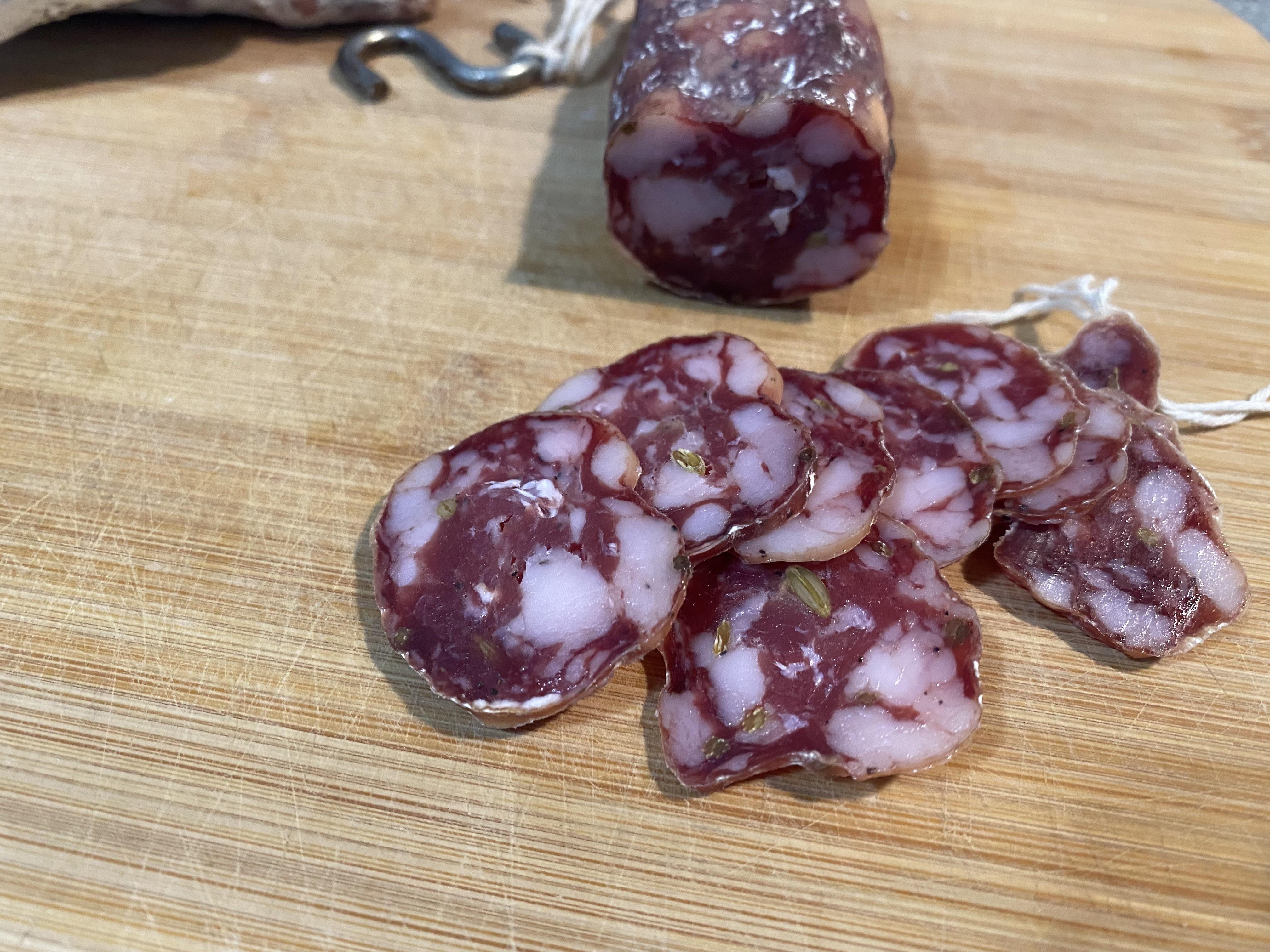 Duck and pork salami r/Salami