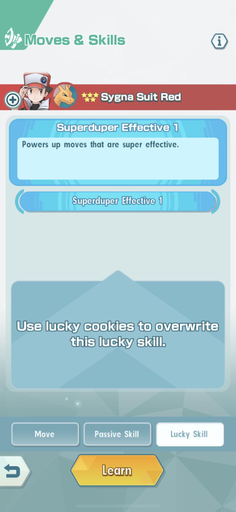 Is this lucky skill fine for Charizard? I already used all my 3 star