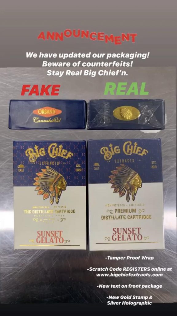 Big Chief fakecartridges