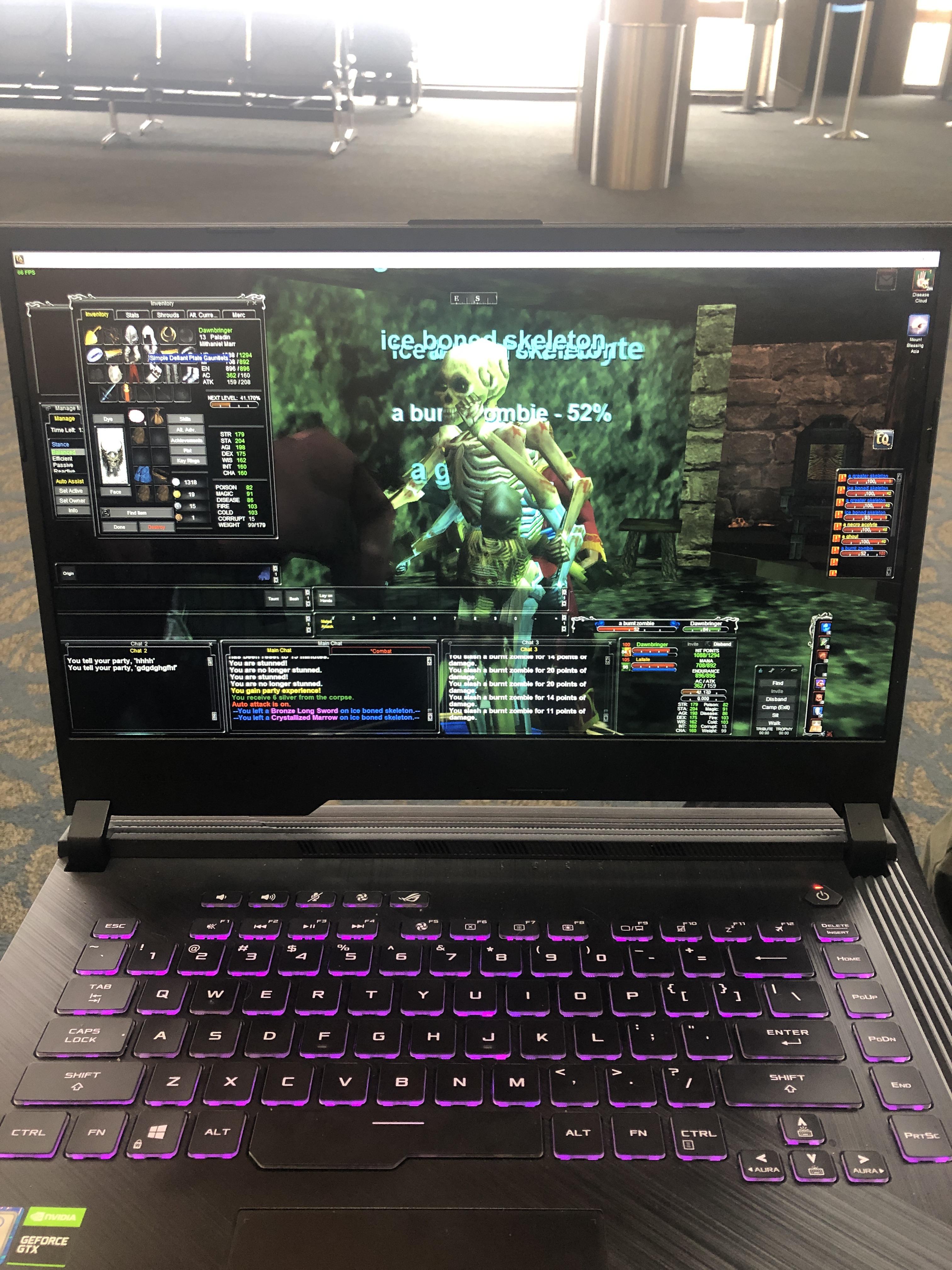 Leveling my pally while I wait for my flight! r/everquest