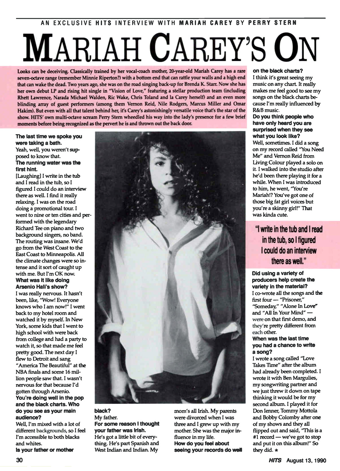 🔞One of Mariah's first interviews ever! (HITS 1990) | Mariah Carey NUDE | | CelebrityNakeds.com