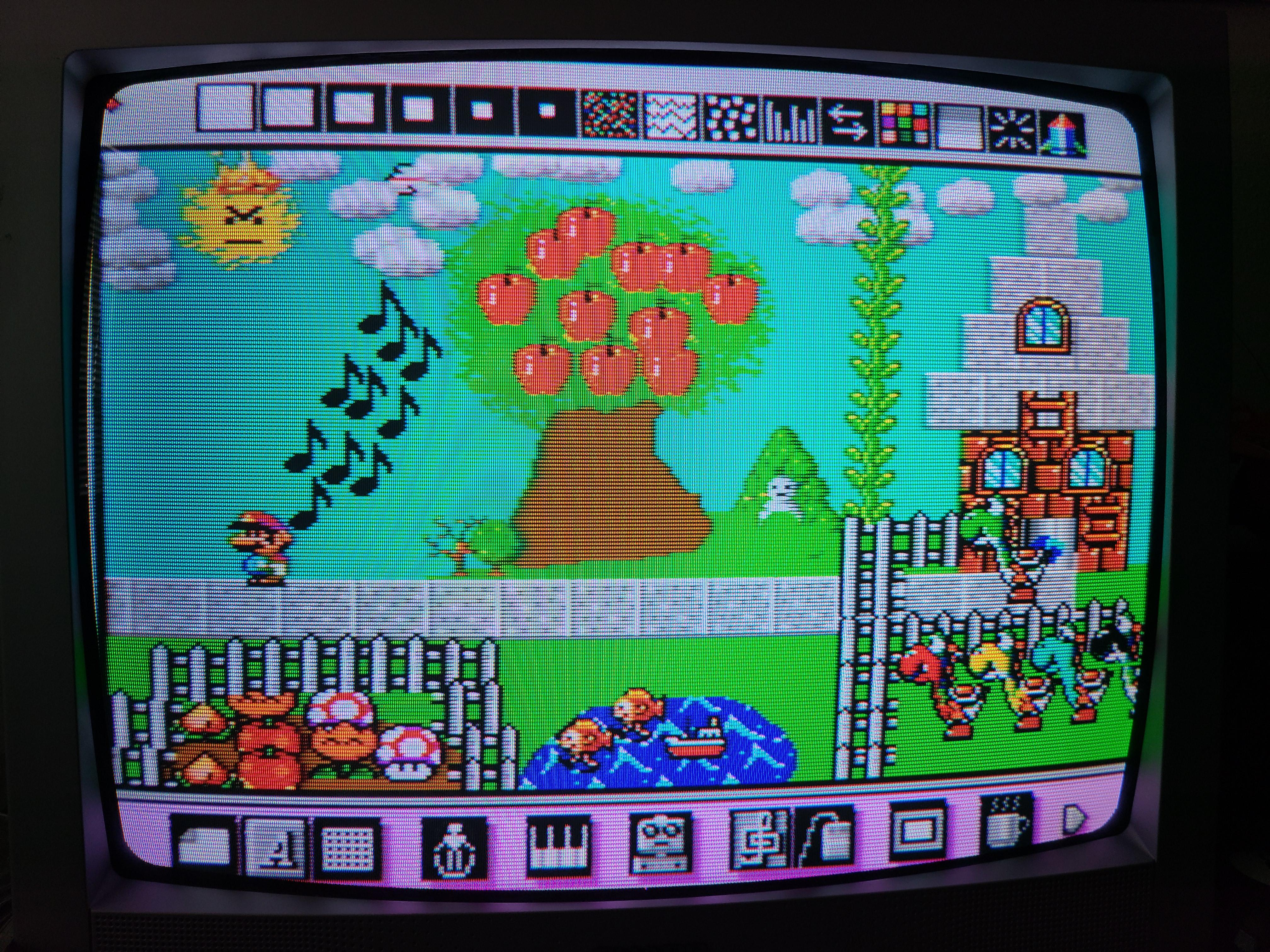 Found this on a mario paint that I recently picked up. r/snes