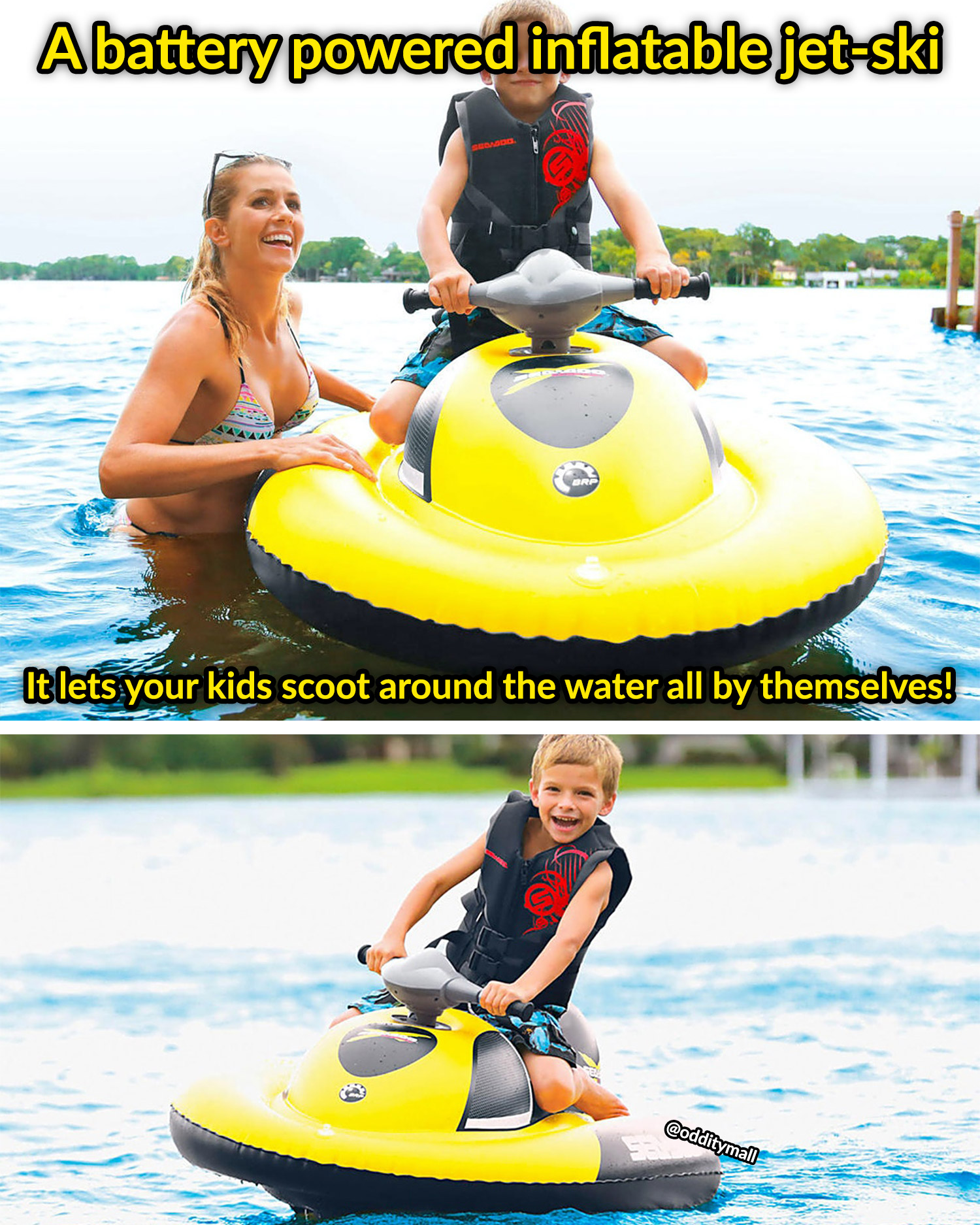 Inflatable Electric JetSki OddityMall