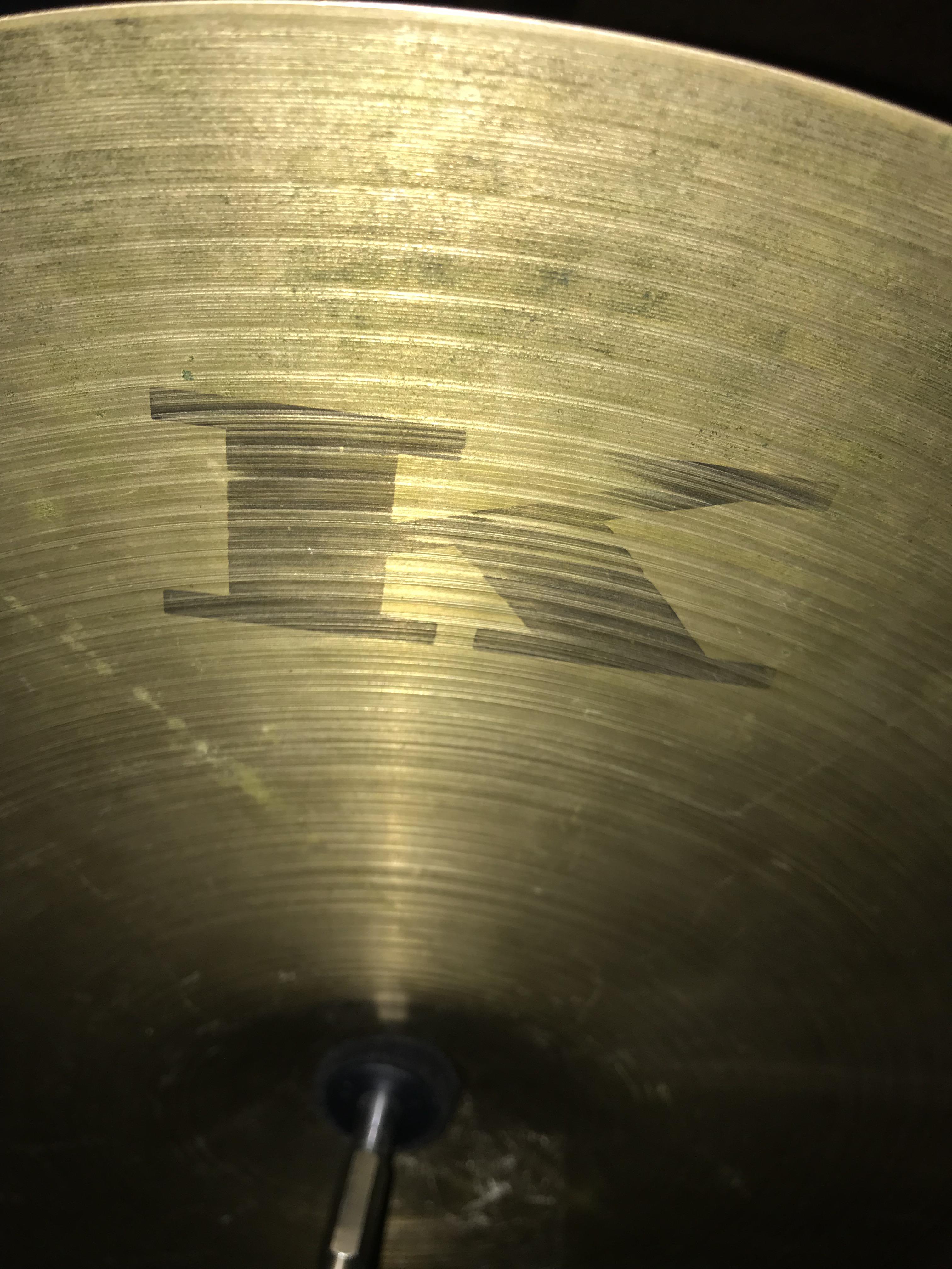 A while ago someone asked me to share a picture of this cymbal. Here is