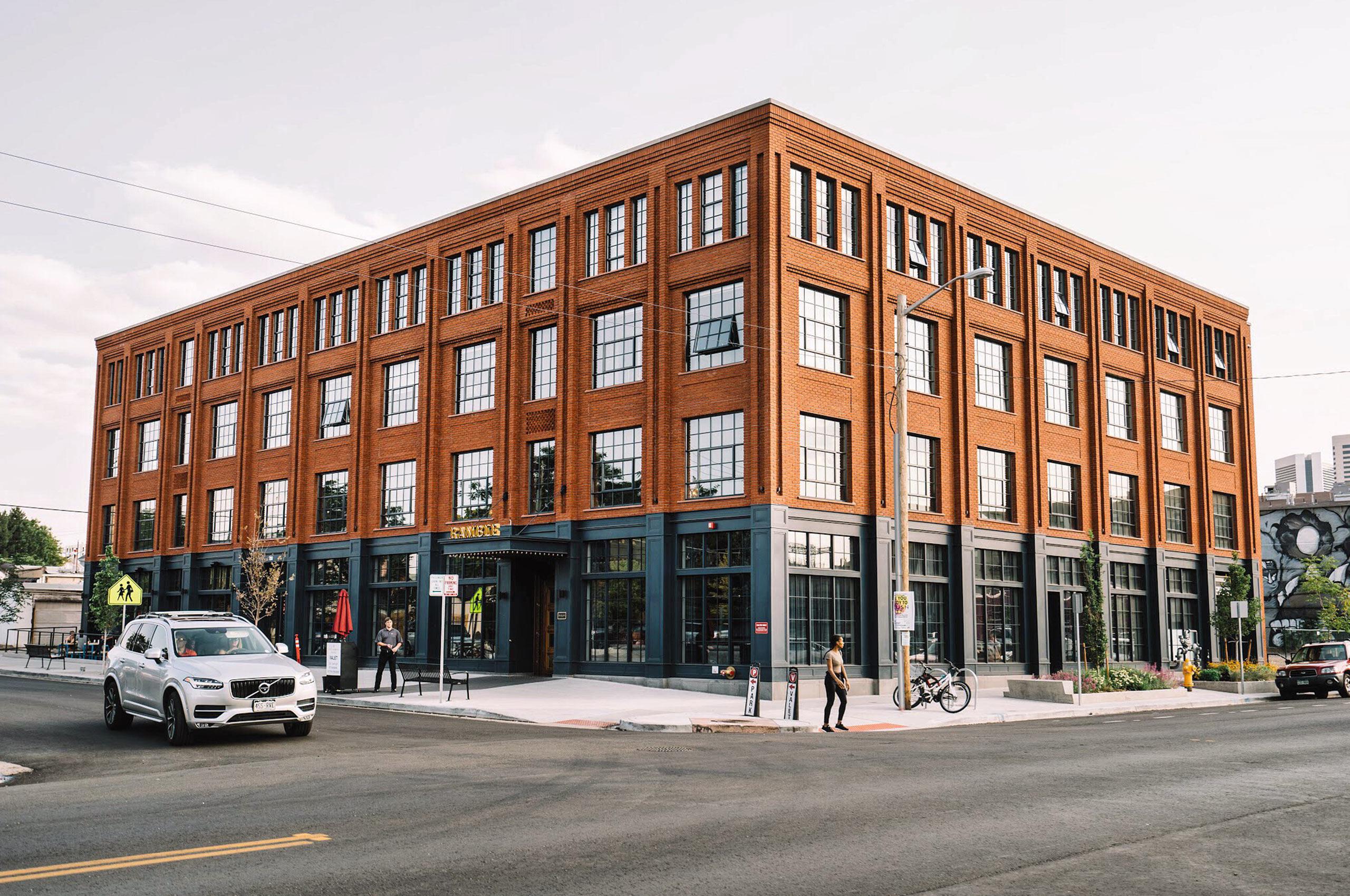 Ramble Hotel in Denver, Colorado, USA. Built in 2018. Faithfully