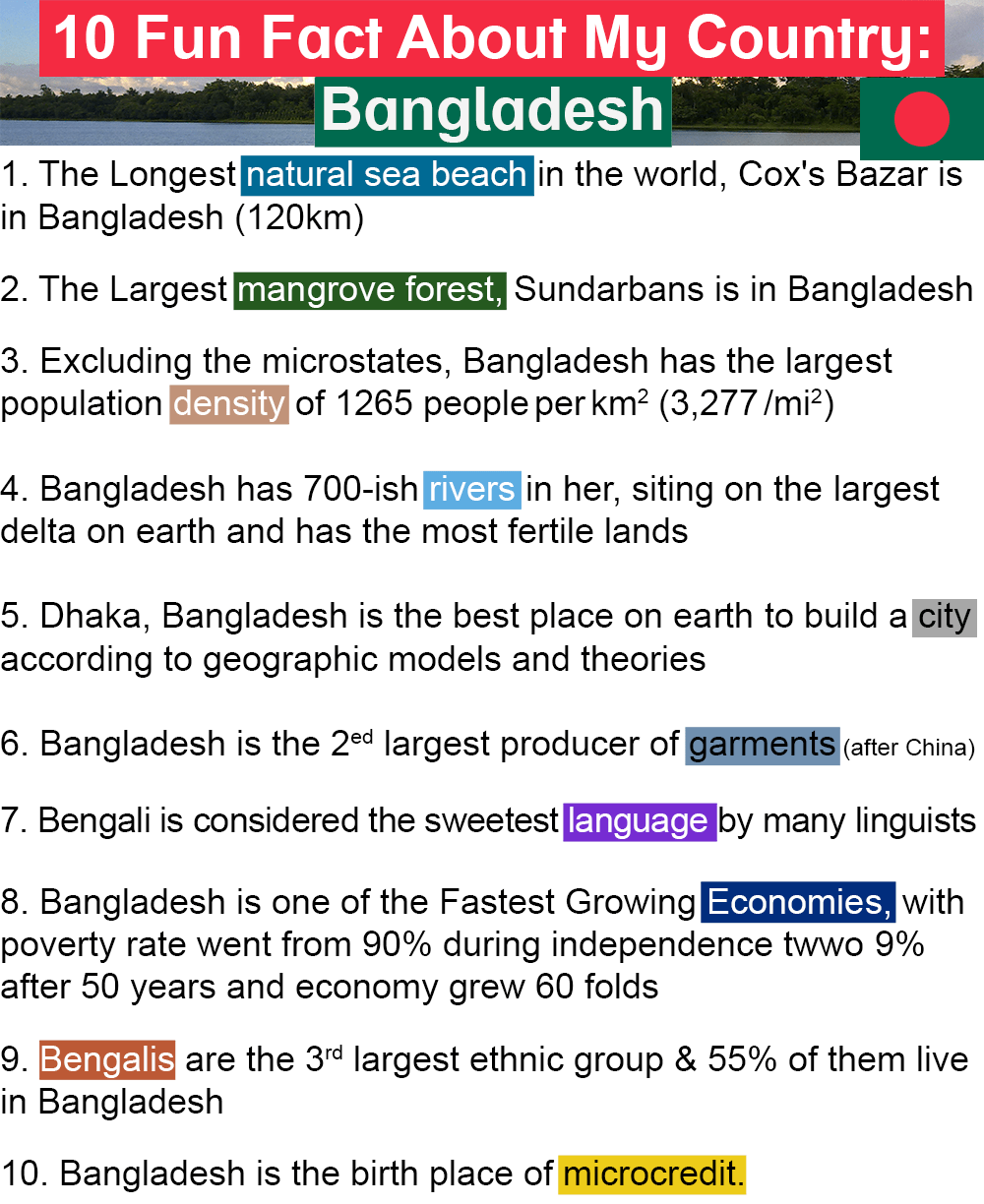 10 Fun Facts About My Country Bangladesh JackSucksAtGeography