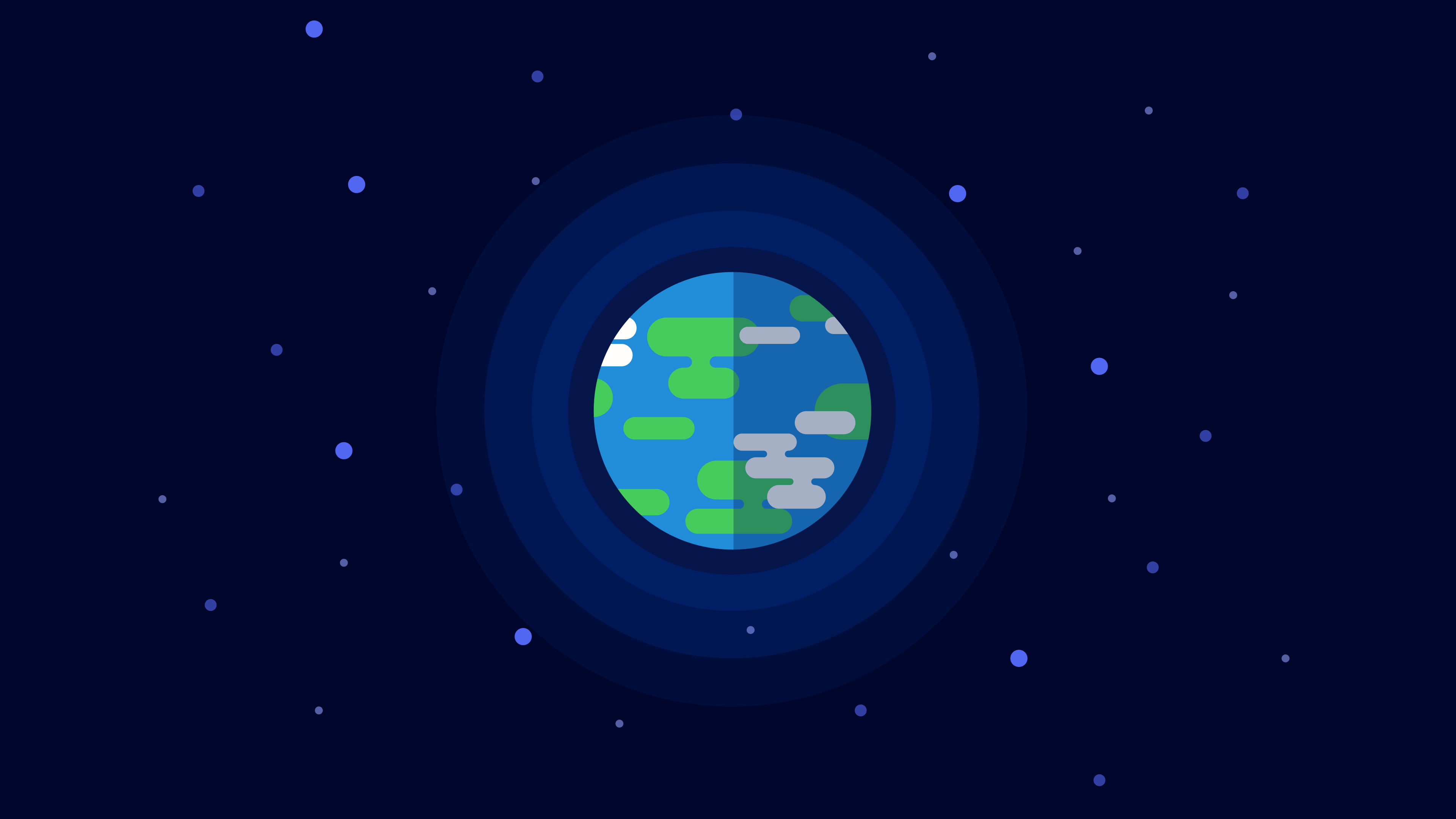 So I made this kurzgesagt earth wallpaper in figma (4k) r/kurzgesagt