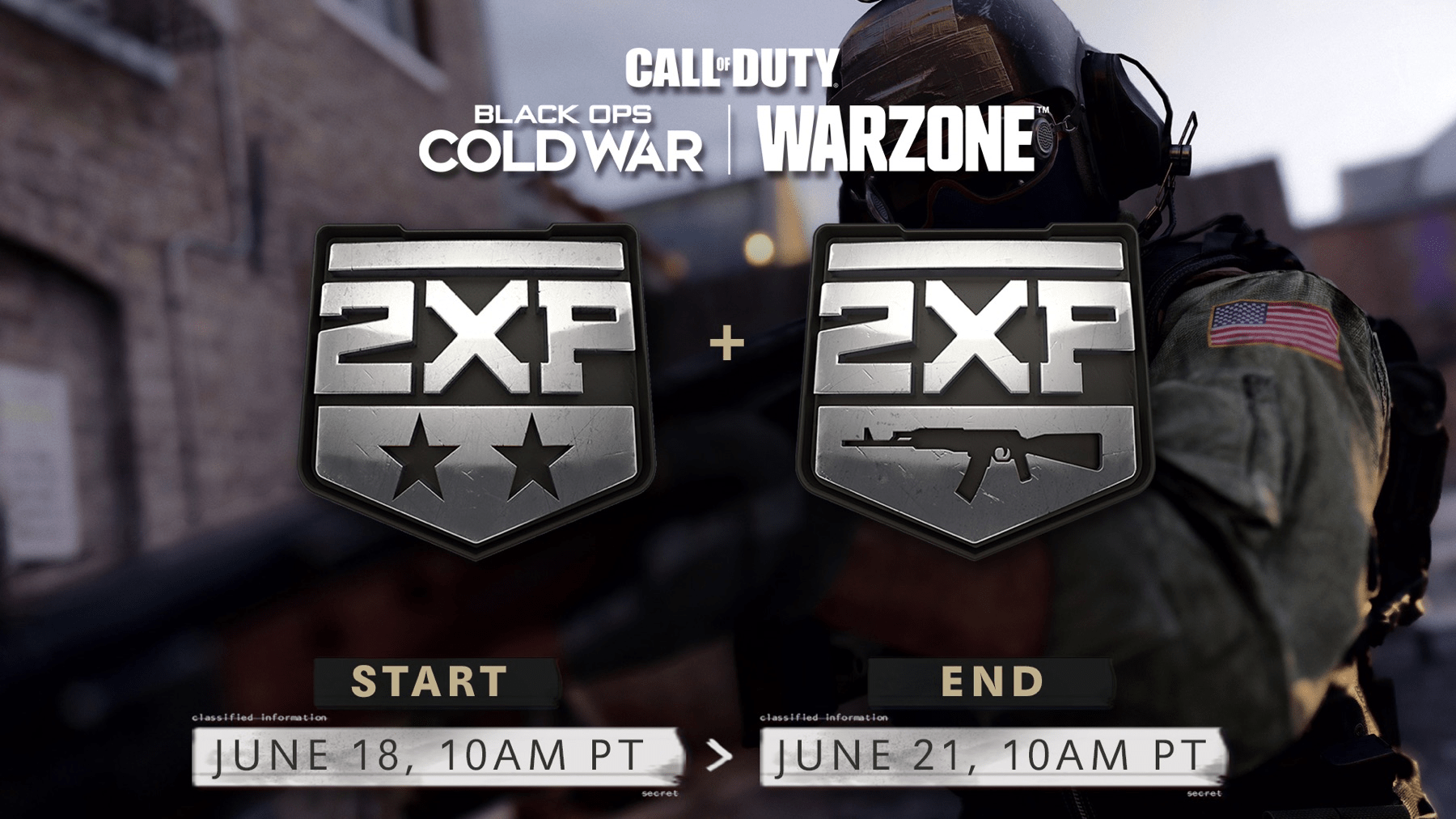Double XP & Double Weapon XP is now live in Black Ops Cold War