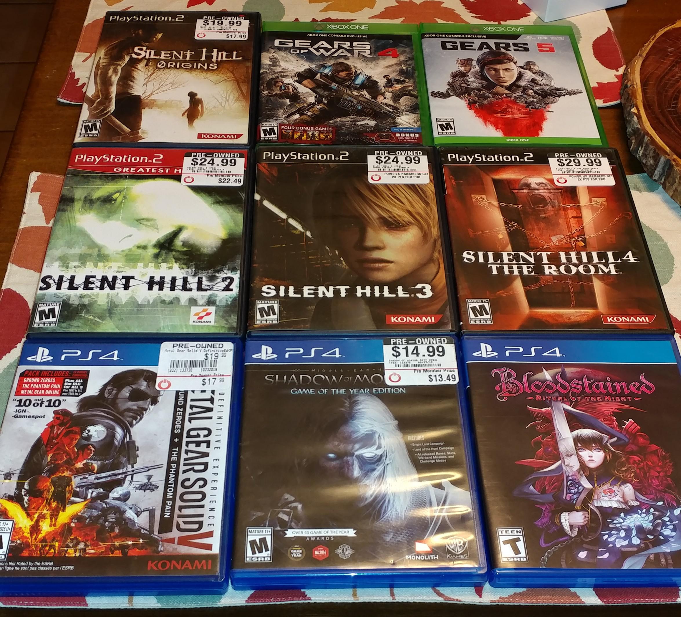 Today's gamestop pickups. Unfortunately the ps2 games weren't buy 1 get