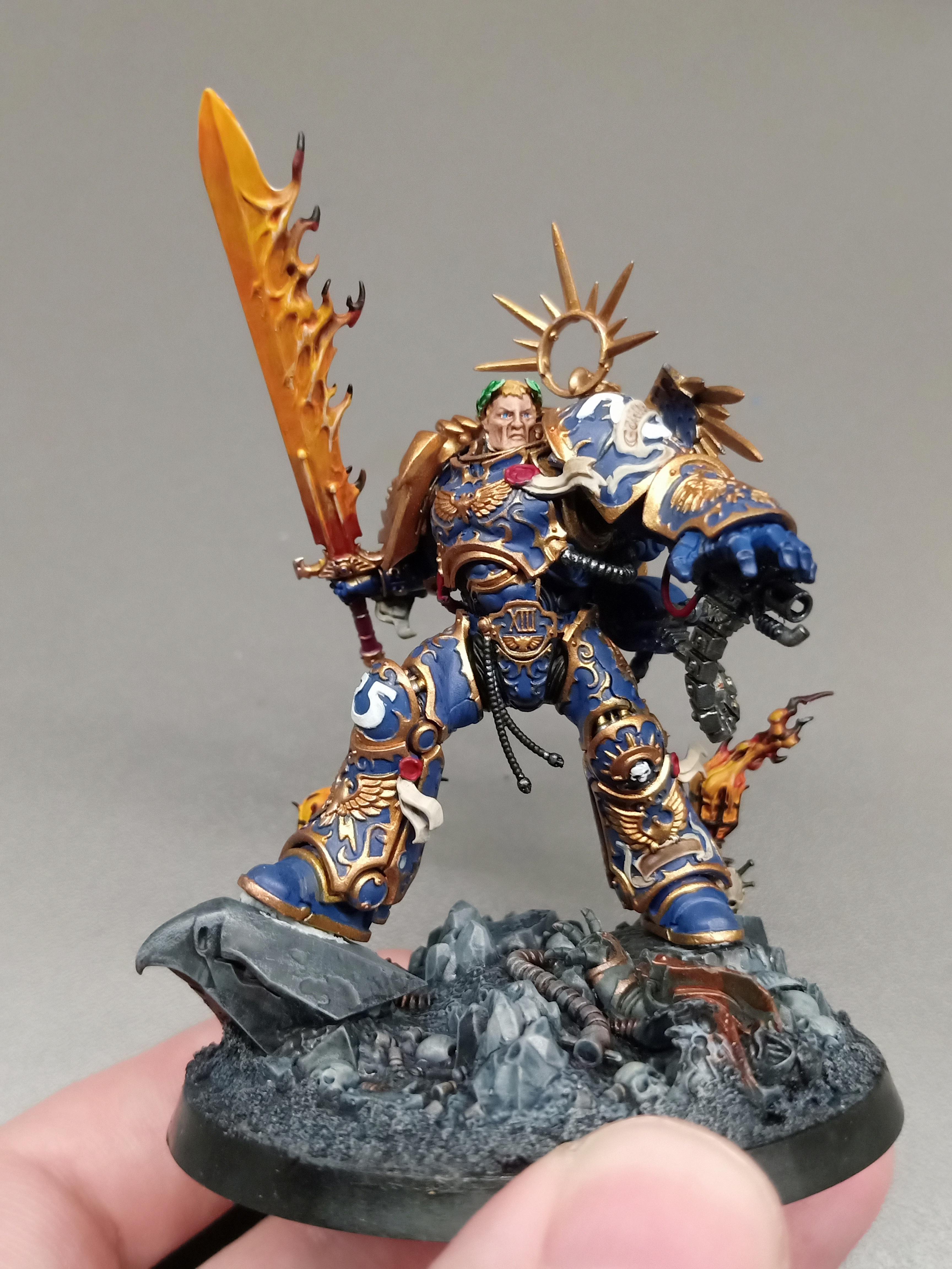 The paint job I'm most proud of, Lord Roboute Guilliman r/Warhammer40k