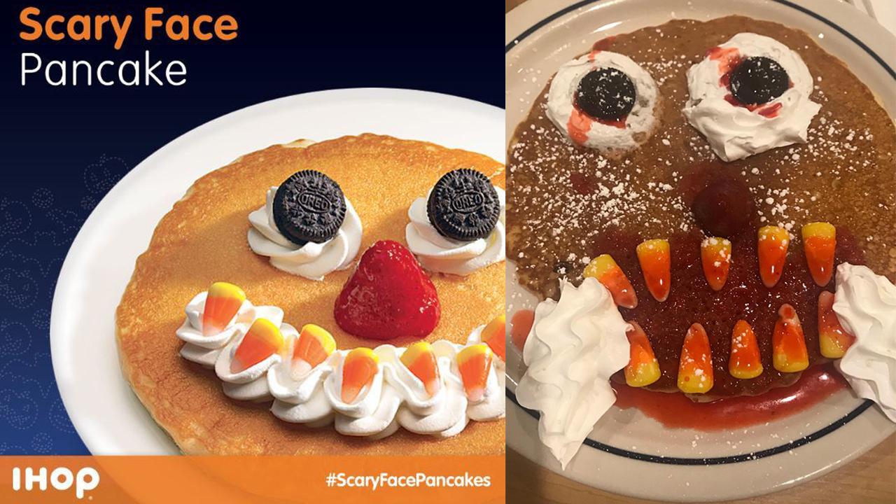 iHop seasonal "Scary Face Pancake" r/ExpectationVsReality