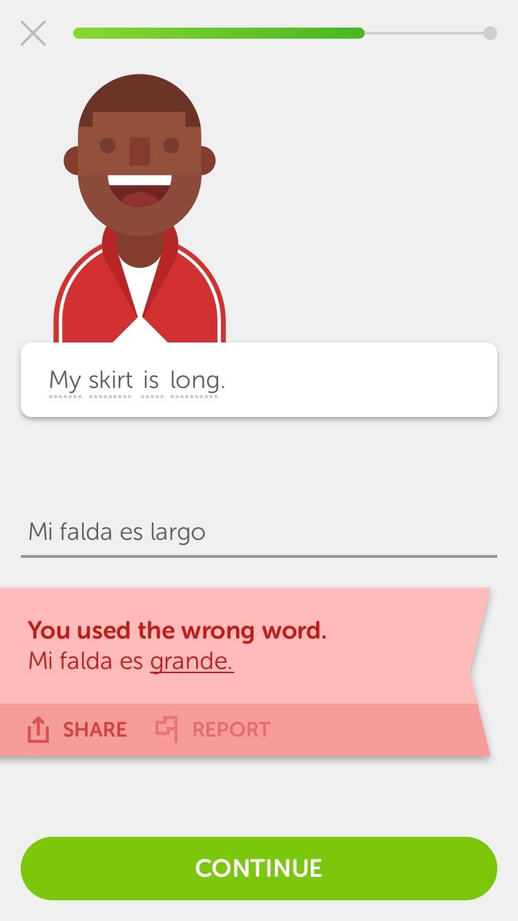 Was i correct on this or not? r/duolingo