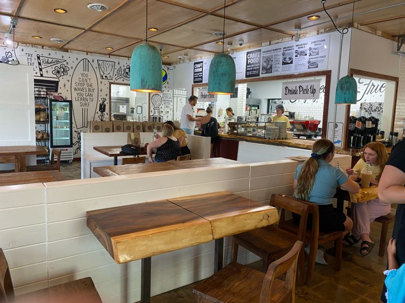 Inside of The Bitter End Coffeehouse Grand Rapids, MI.