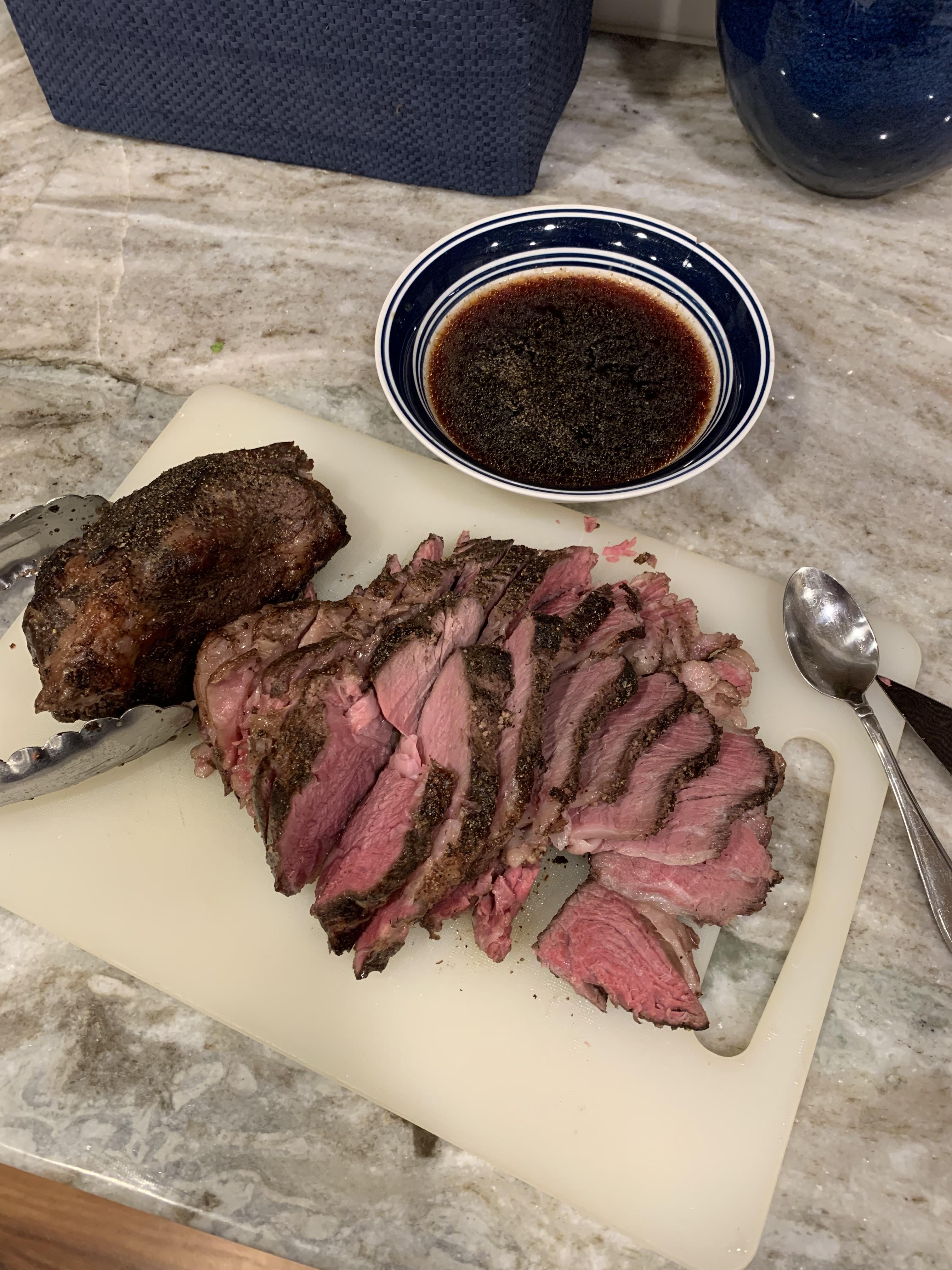 Sous vide chuck roast 57.6c for 36 hours r/sousvide