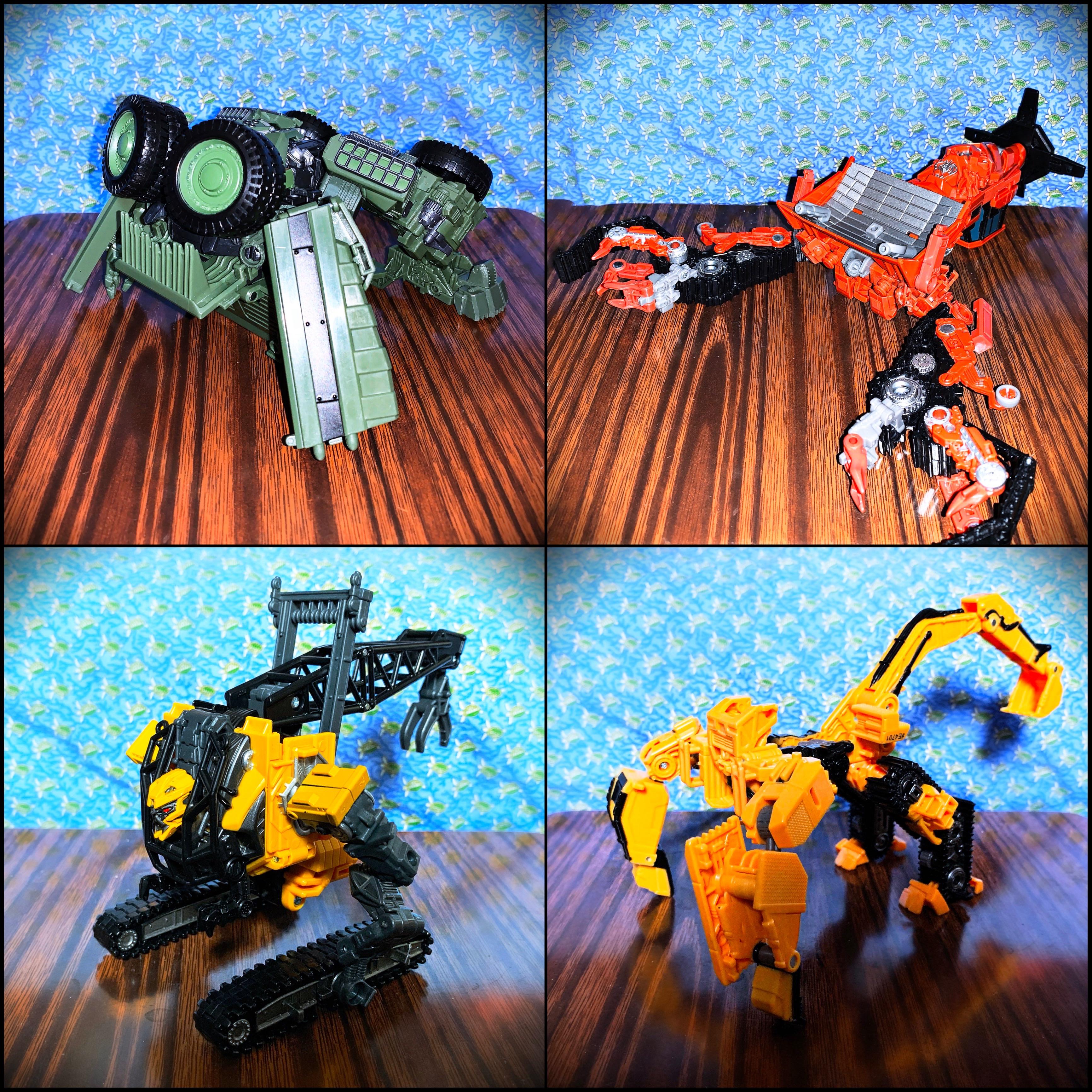4 more custom modes for the Studio Series Constructicons transformers