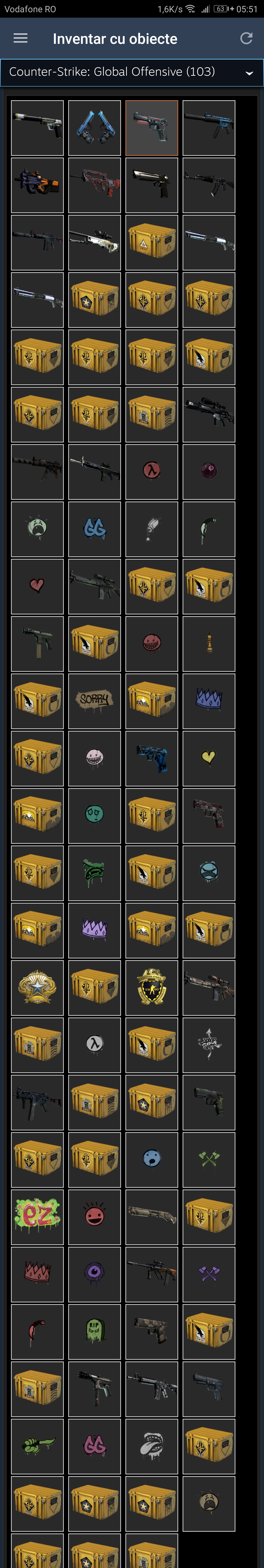 My Csgo inventory.. i dont pay for skins so all of them were earned