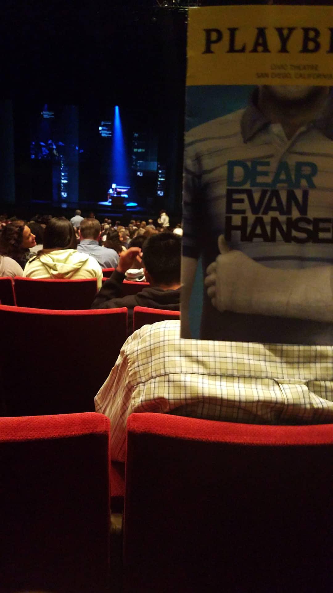 Saw Dear Evan Hansen at the Civic Theater in San Diego, and... well