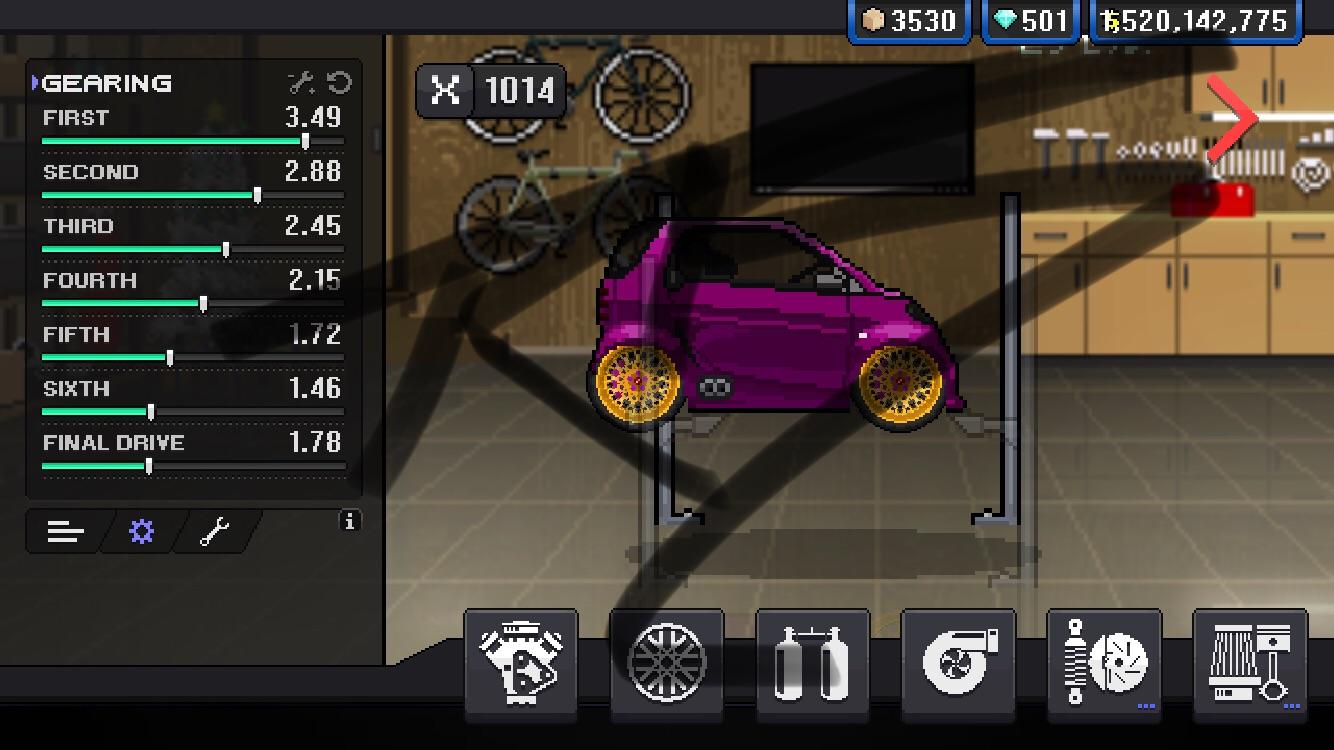 Ive got a good gear ratio going my Smart Fortwo. Try it out r