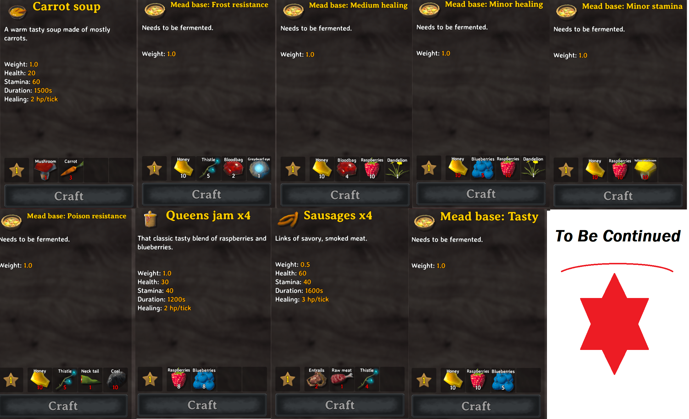 Cauldron Recipes Quick Reference (Unfinished) Feel free to download and