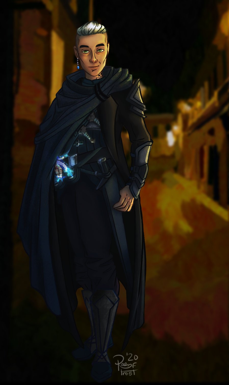 [Art]Rogue/Warlock by RaeOfFrost r/DnD