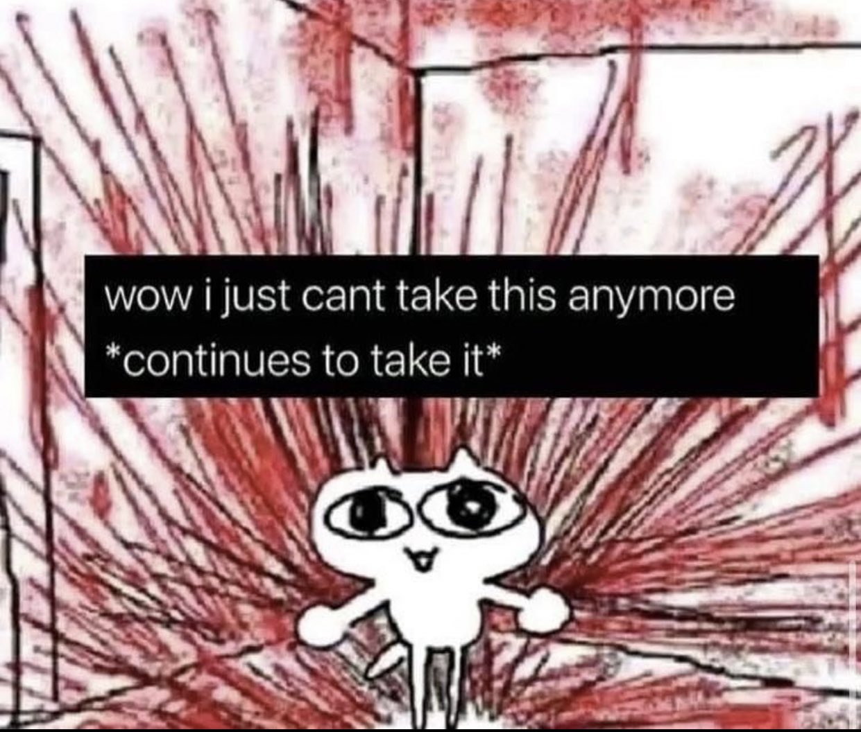 cleaning the bl//d off the carpet aggressively so no one else notices