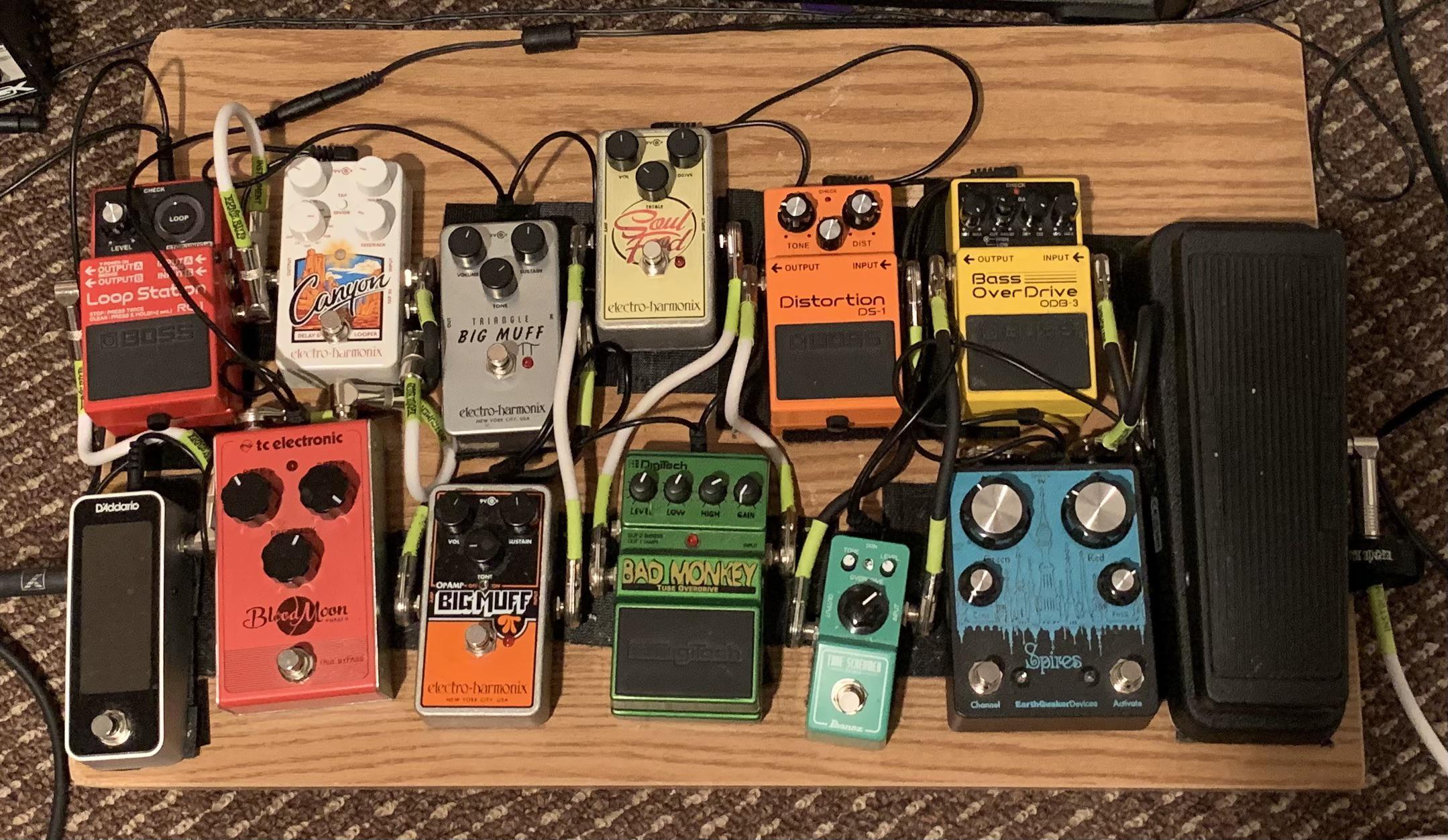 I think its time for me to get the boring stuff like a good power supply and an “actual” pedal