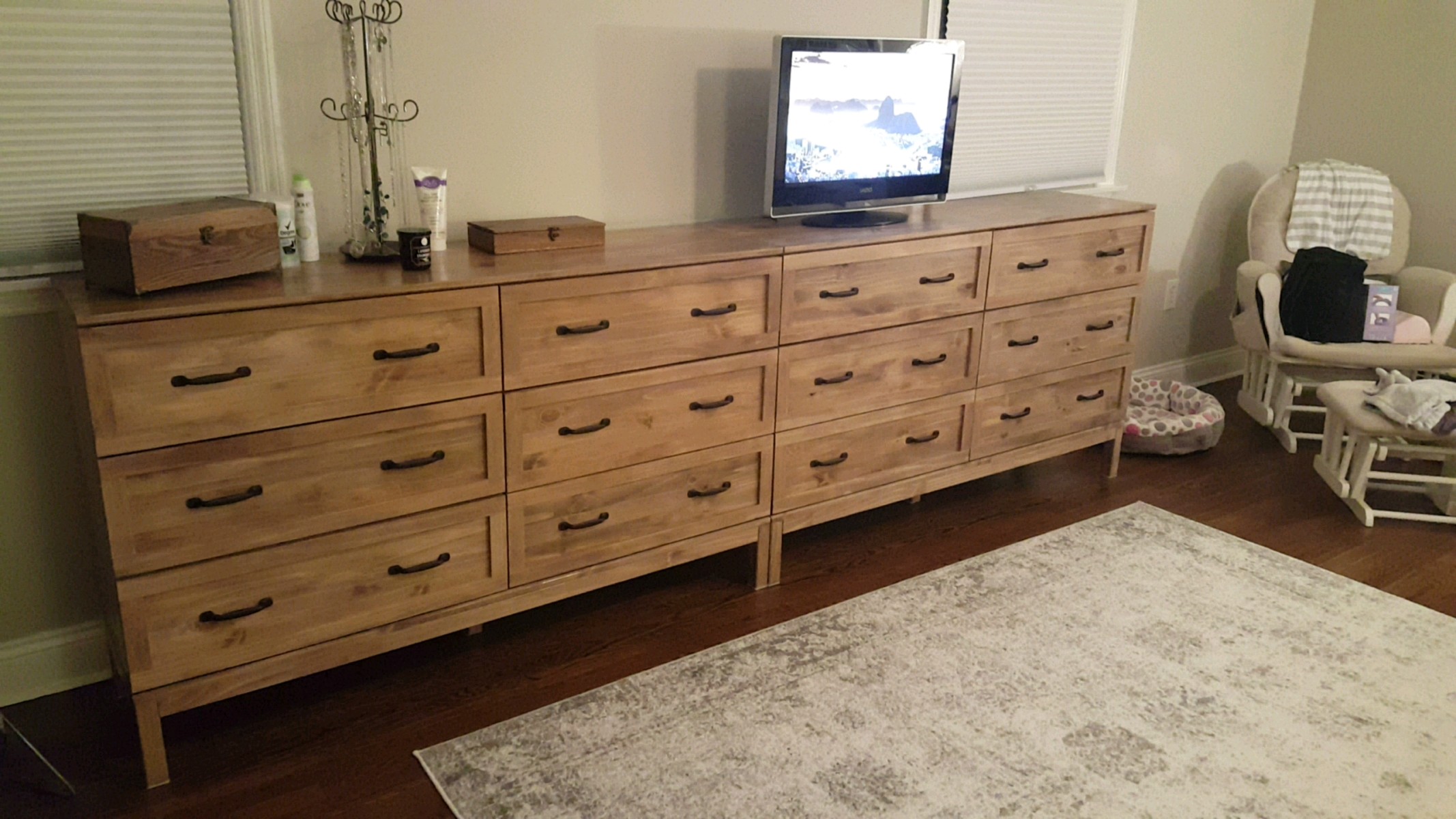 Tarva dresser hack x2 r/ikeahacks