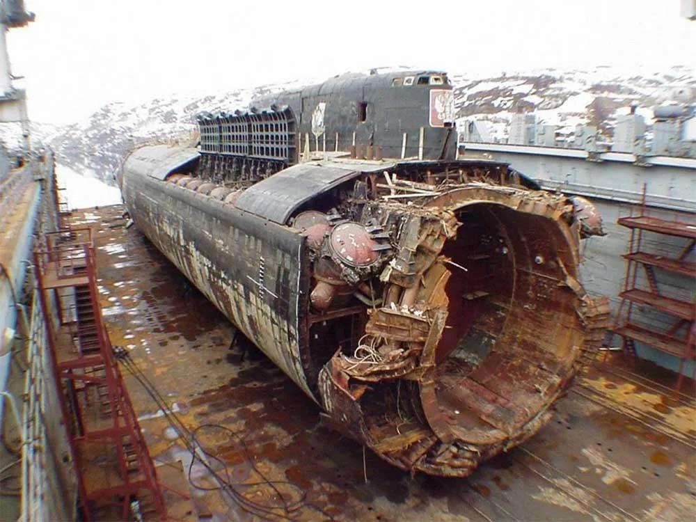 OTD 21 years ago, during a military exercise at the Barents Sea