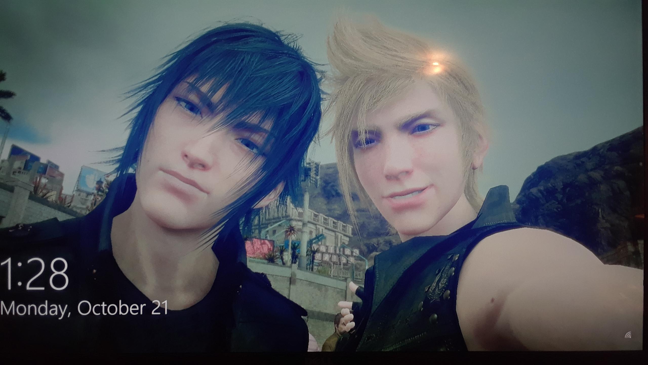 Best lockscreen photo ever Noctis & Prompto r/FFXV