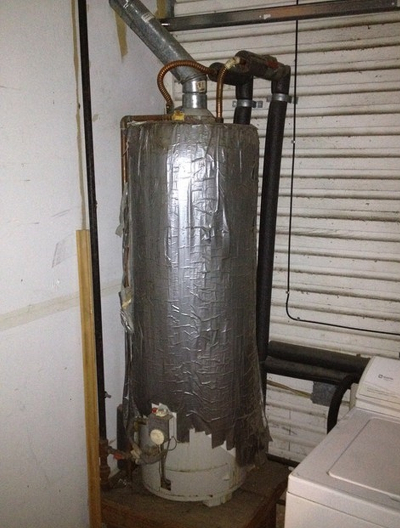 Homemade water heater cozy r/redneckengineering