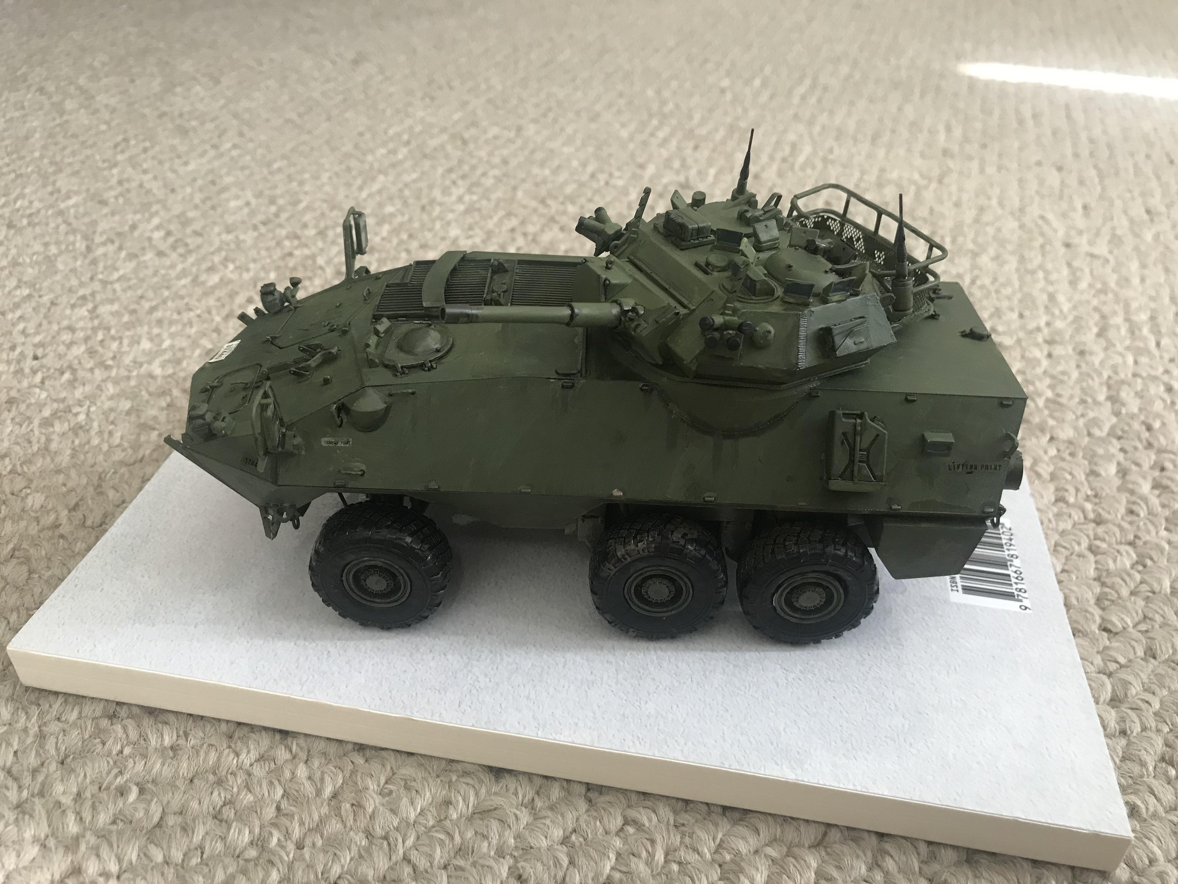 it’s really not winning any competitions, but trumpeter’s 1/35 AVGP