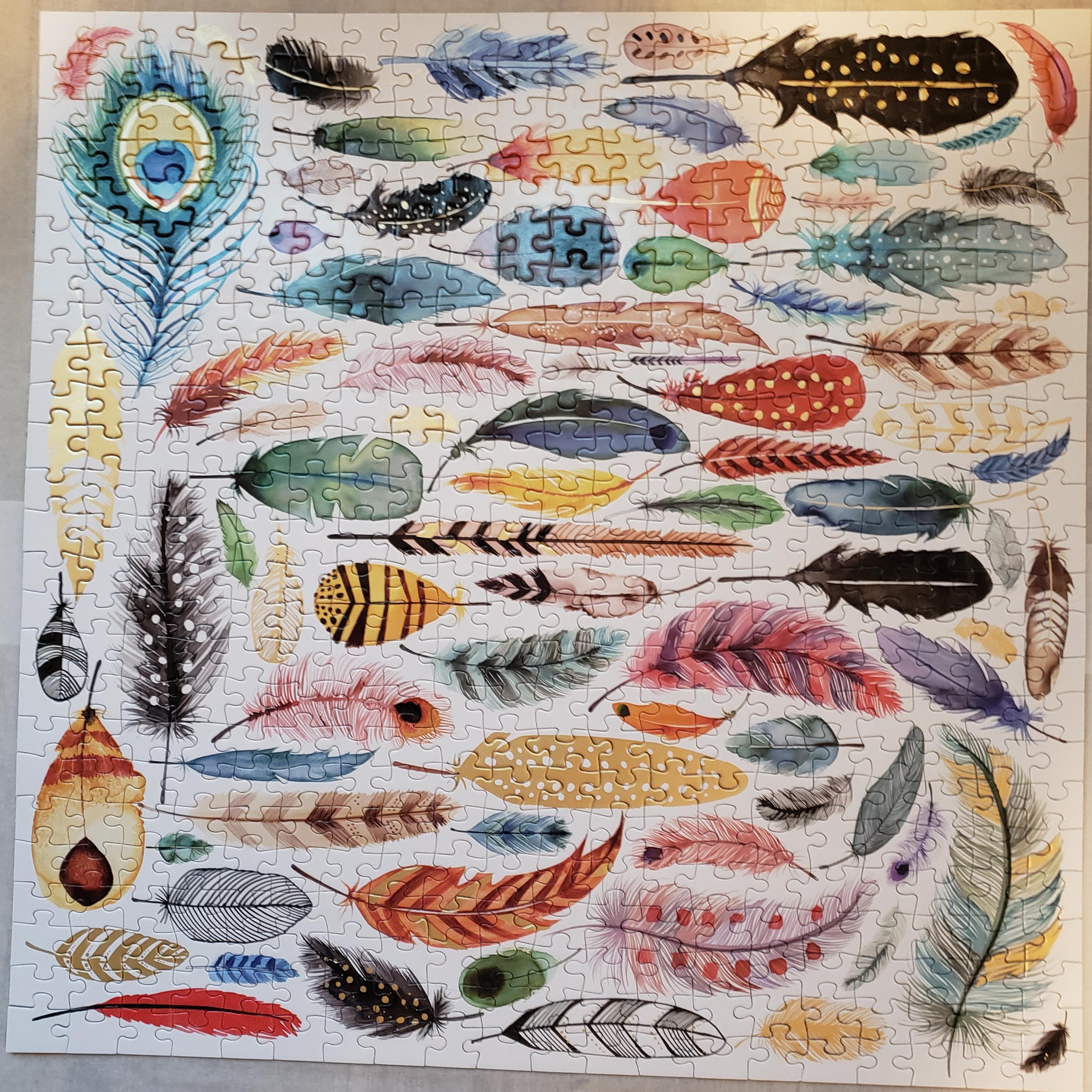 How would you preserve a puzzle with gold foil? Help! Gailson "Feathers