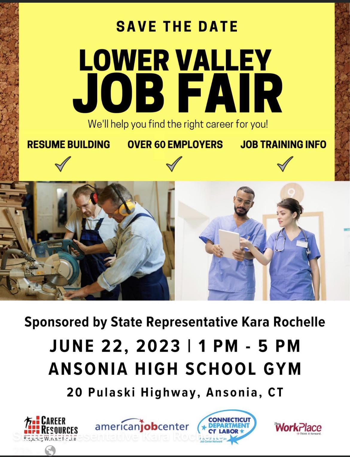 FYI… Ansonia job fair tomorrow r/Connecticut