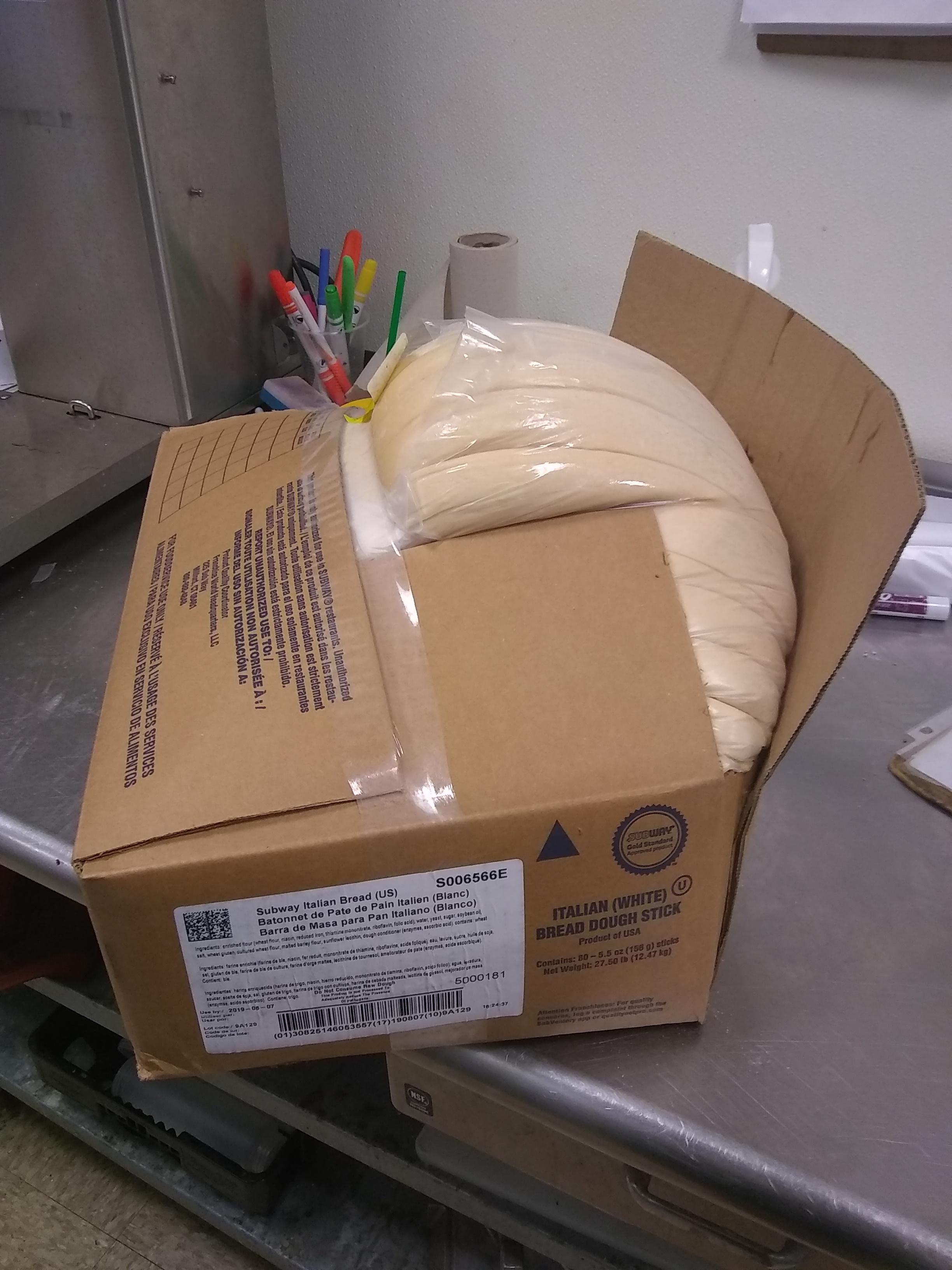 The power of tape is no match for bread expansion r/subway