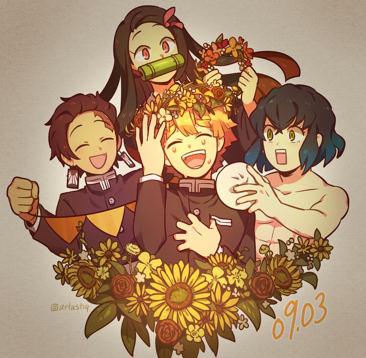 [OC] Happy Birthday Zenitsu! KimetsuNoYaiba