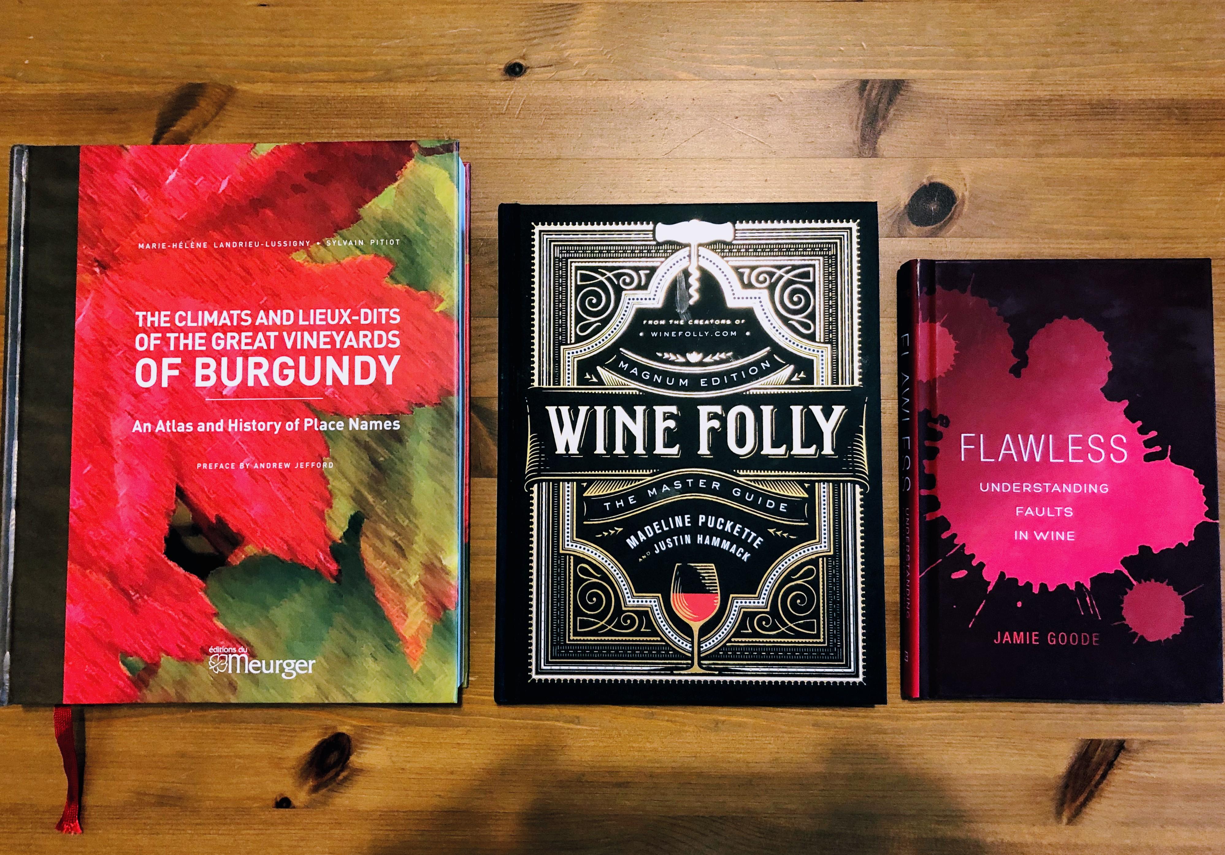 A review of a few wine books that I read the last few months (review in
