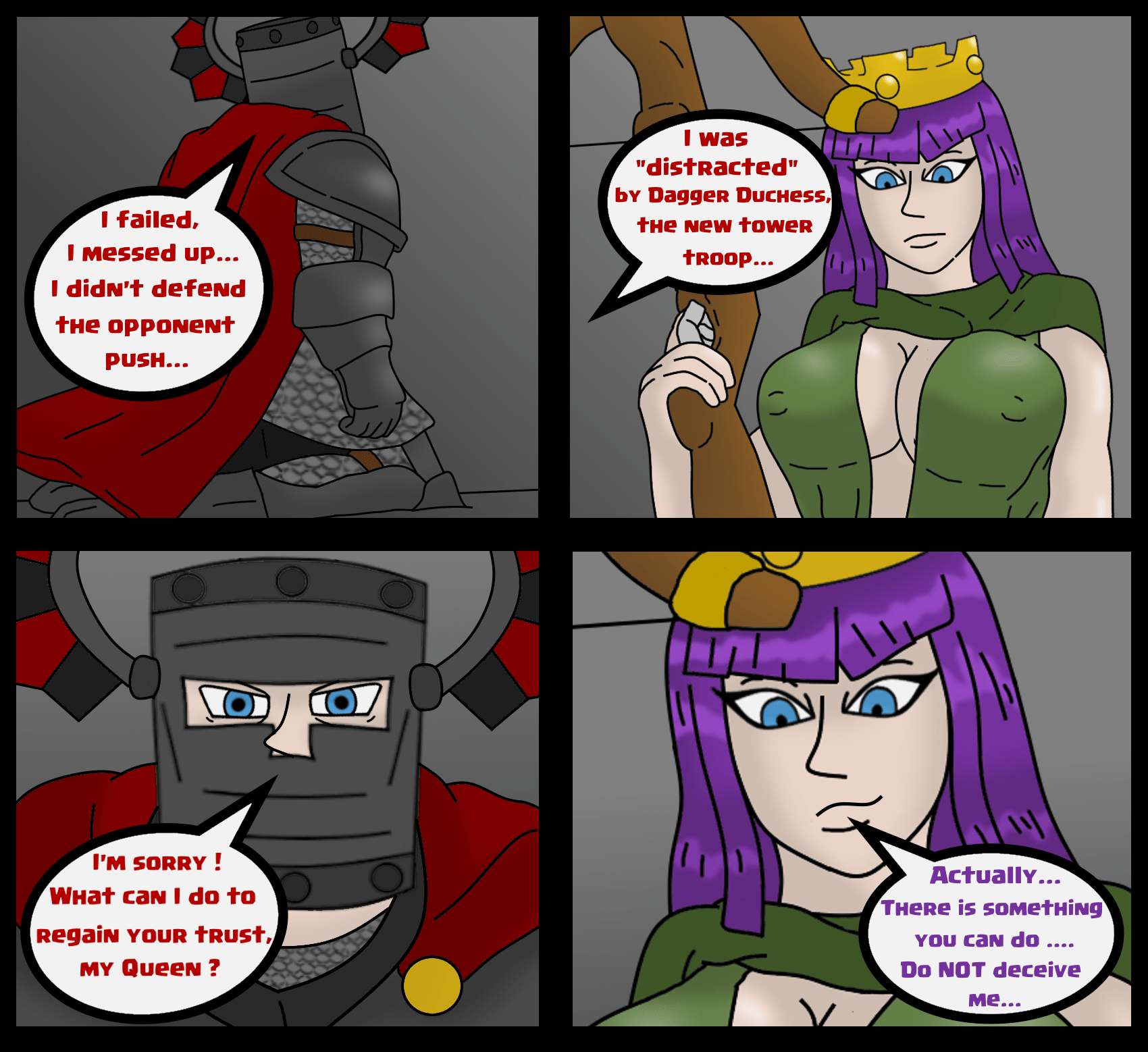 My Newest Archer Queen Comic : Archer Queen's Way to Punish : ClashRoyaleCirclejerk