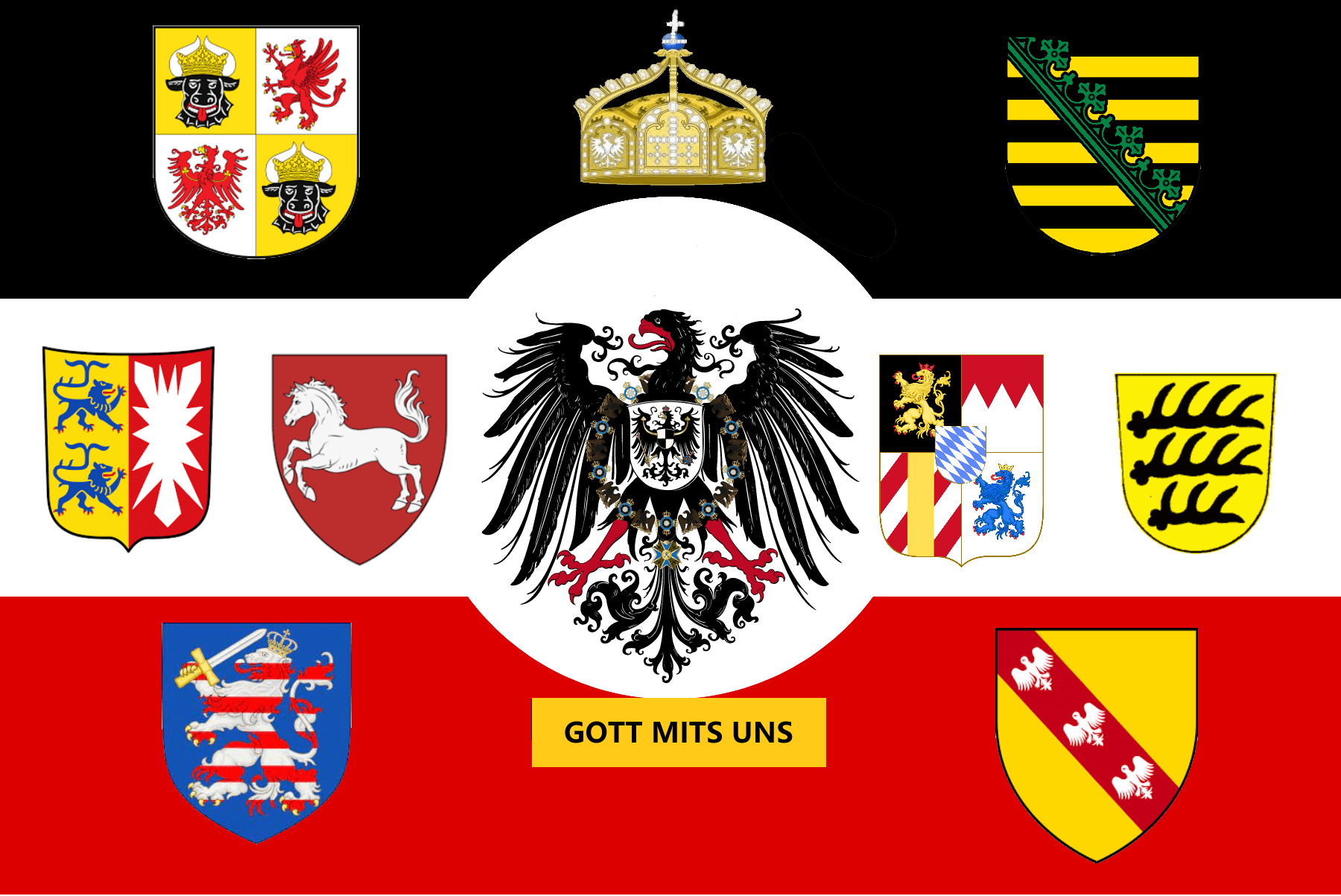 Redesigned German empire flag by me vexillology