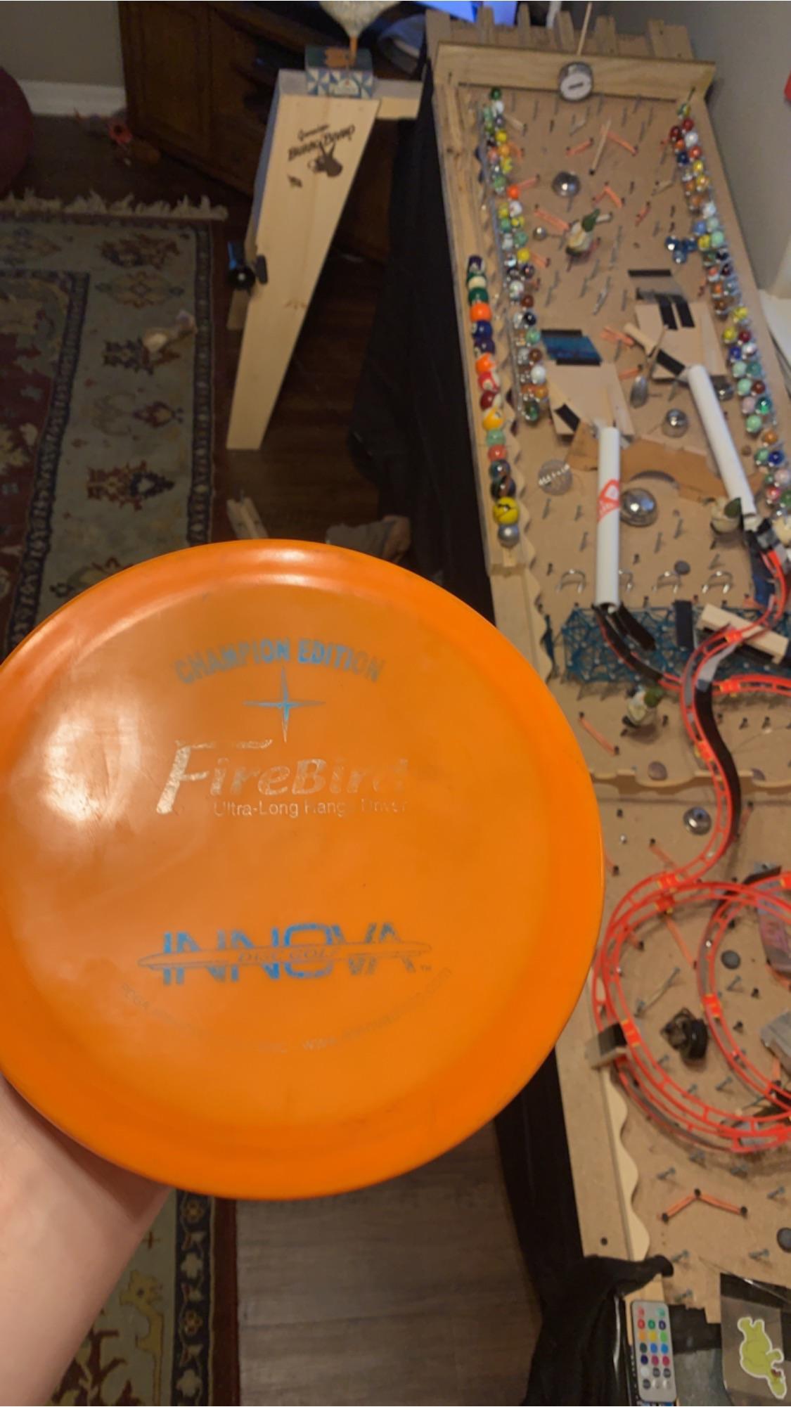 Giving away disc on disc golf thrower exchange on Facebook. Like the page and then comment done