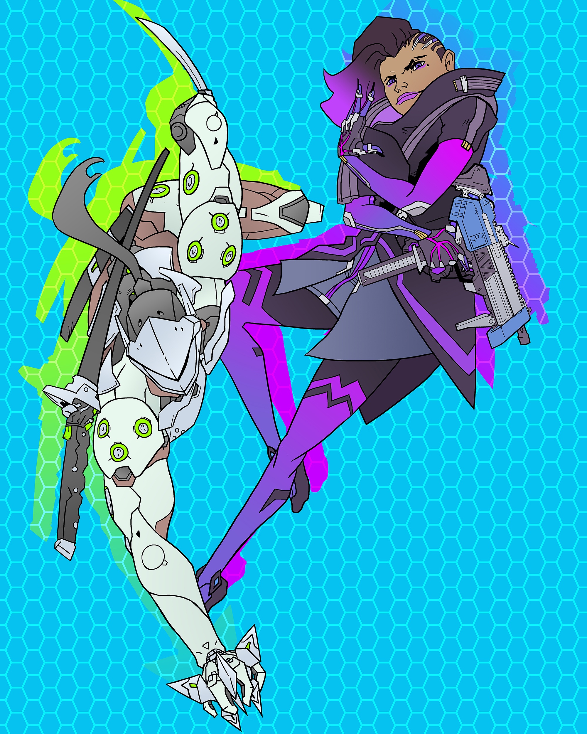Genji/Sombra Squad Goals r/Overwatch