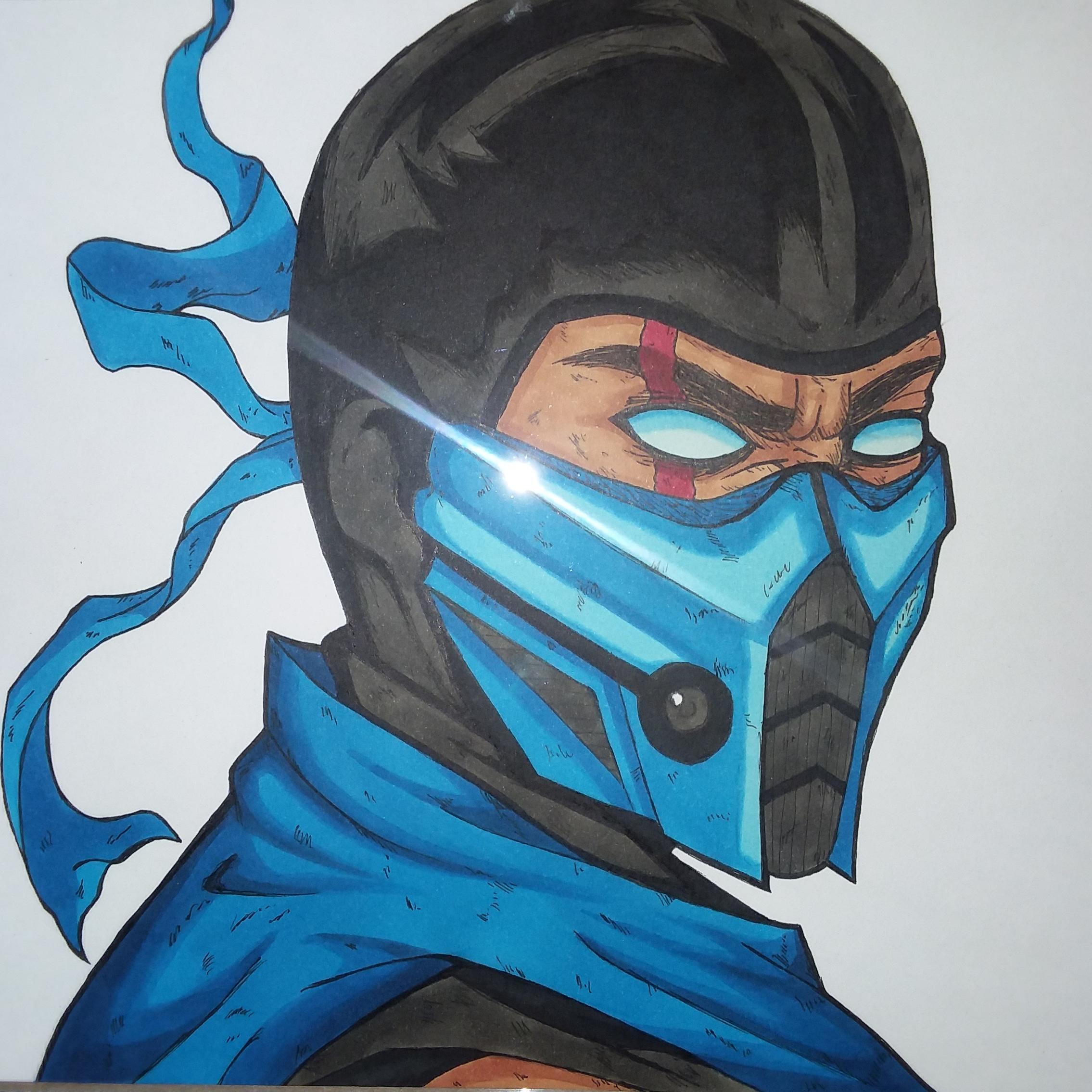 Got super hyped for MK11 and felt like drawing my favorite character! MortalKombat