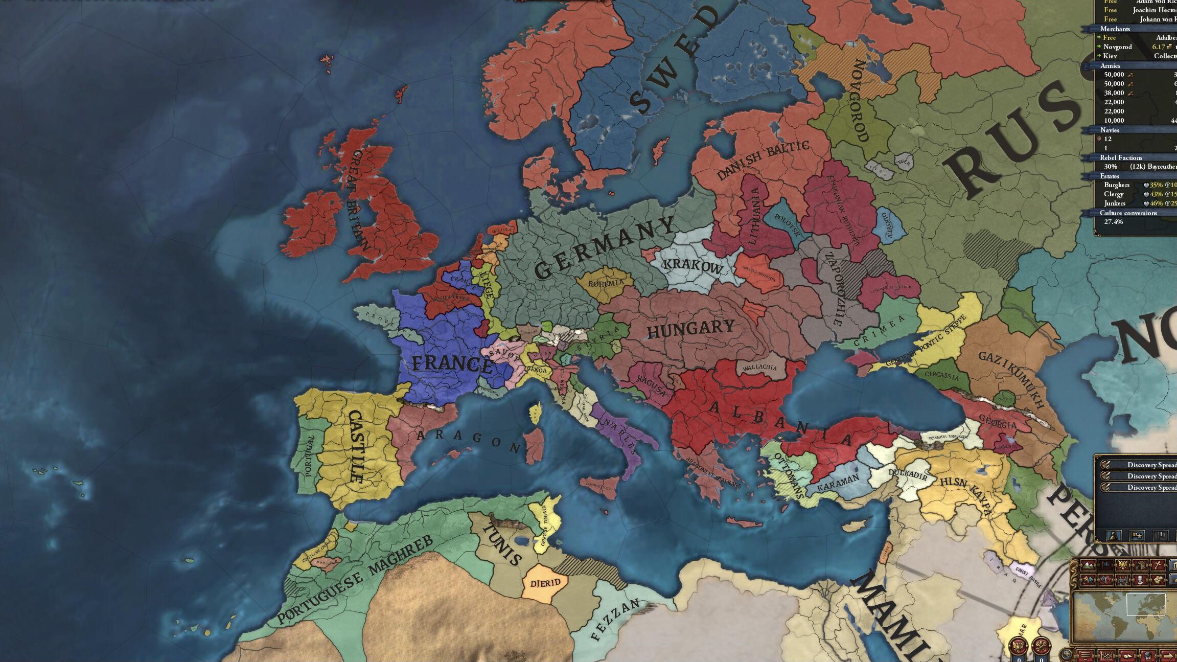 My first attempt to form Germany r/eu4