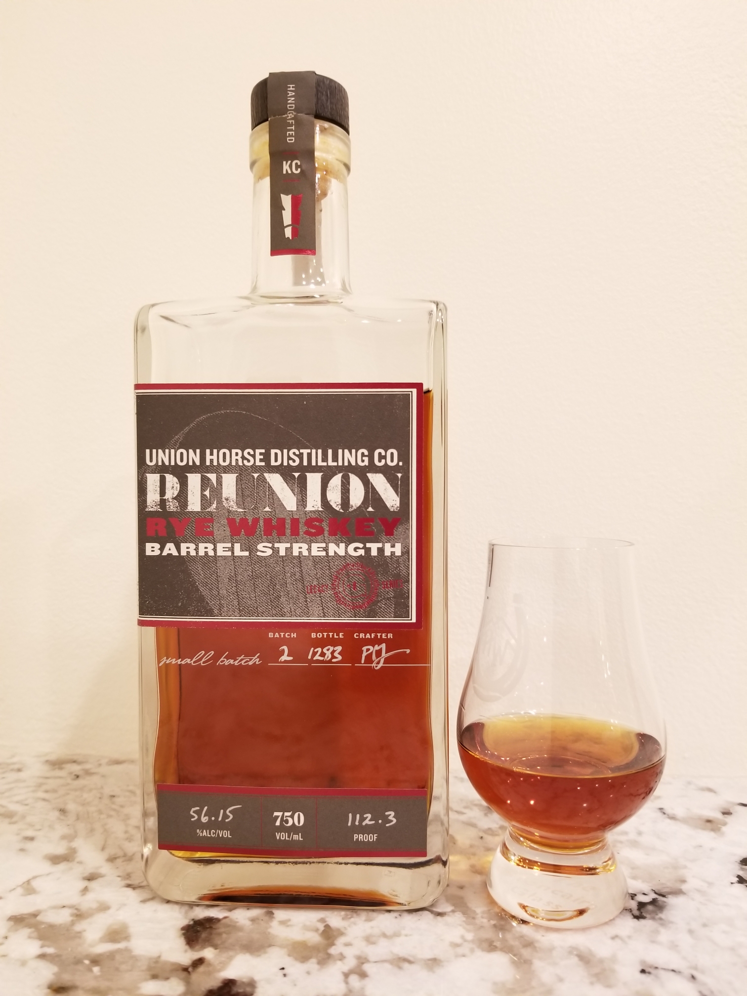 Review 68 Union Horse Distilling Co. Reunion Rye Whiskey Barrel