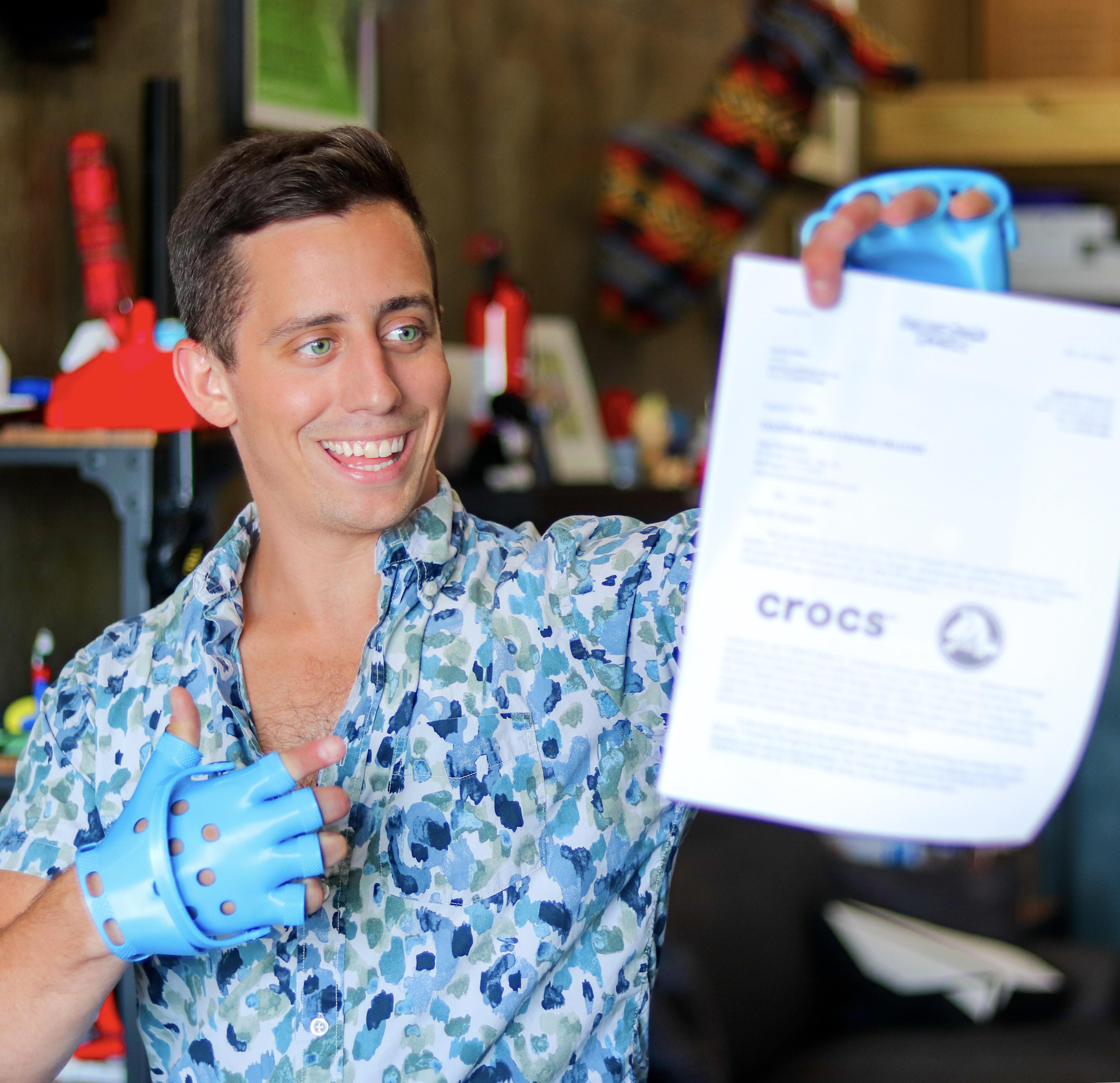 I got a cease and desist for making the Crocs Gloves r/pics