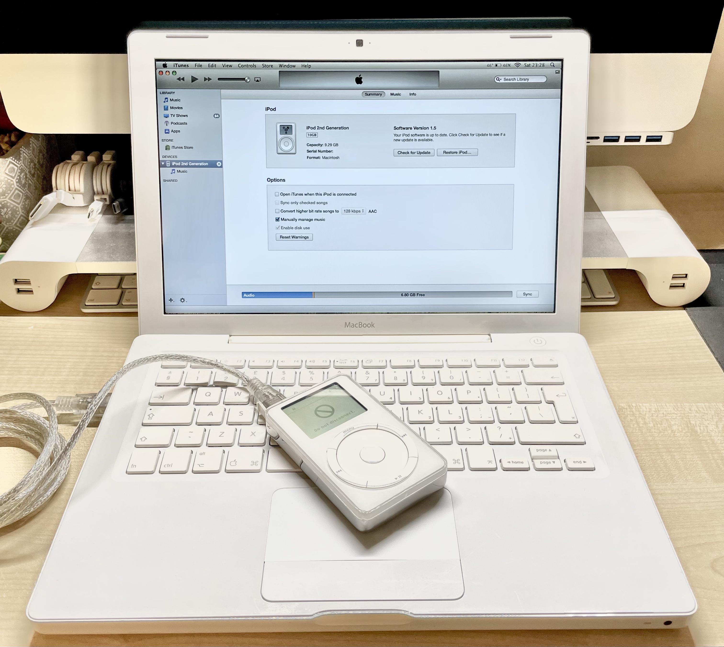 In order to sync my 2nd gen iPod it's cheaper to buy and fix an old