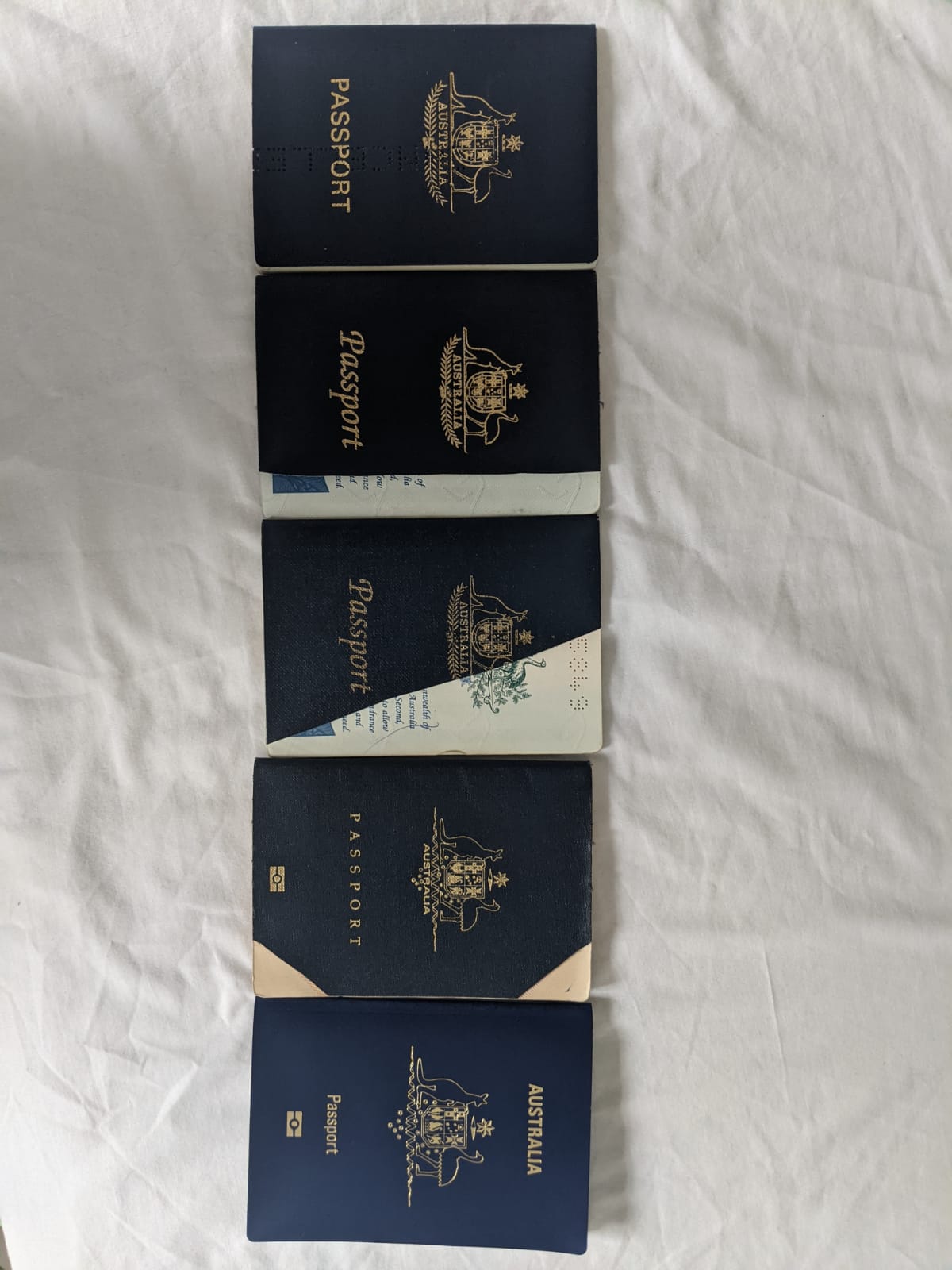 Australian passports over time r/PassportPorn